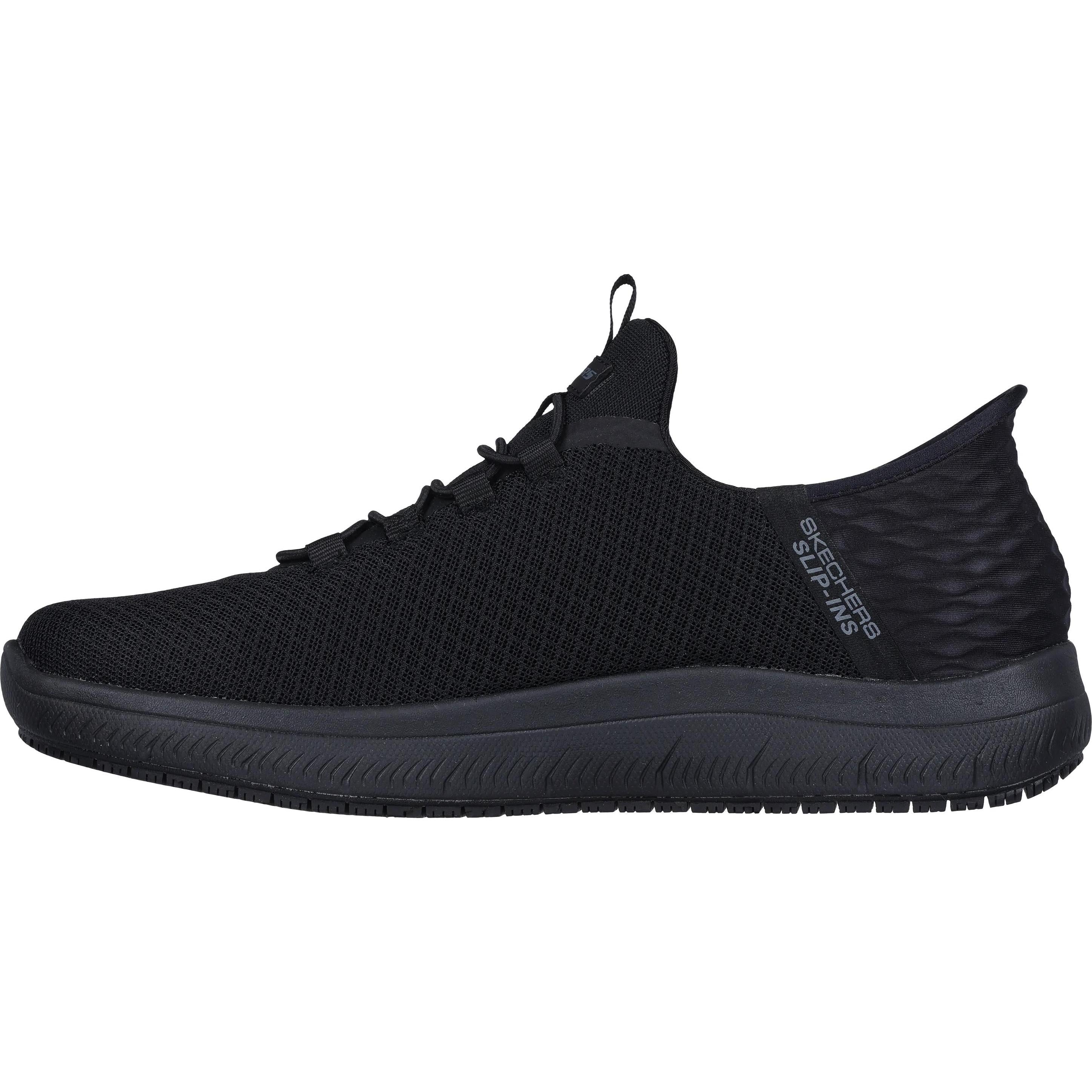 Skechers Mens Summits - Colsin Slip-ins Work Trainers - Black - Image 5