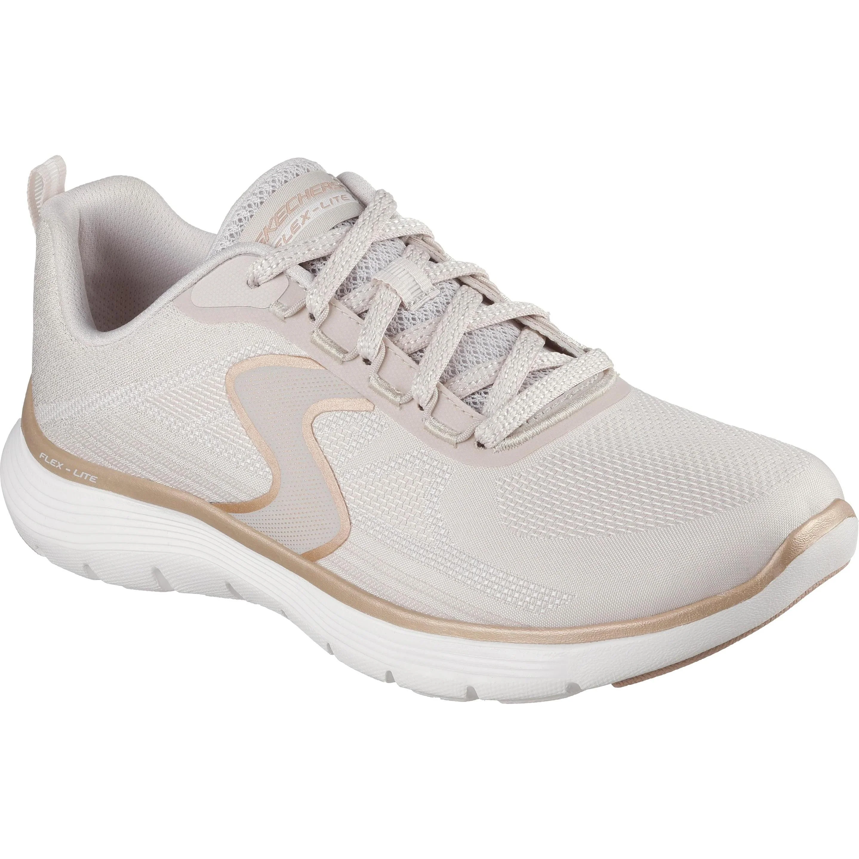 Skechers Womens Flex Appeal Luxe Glow Trainers - Image 3