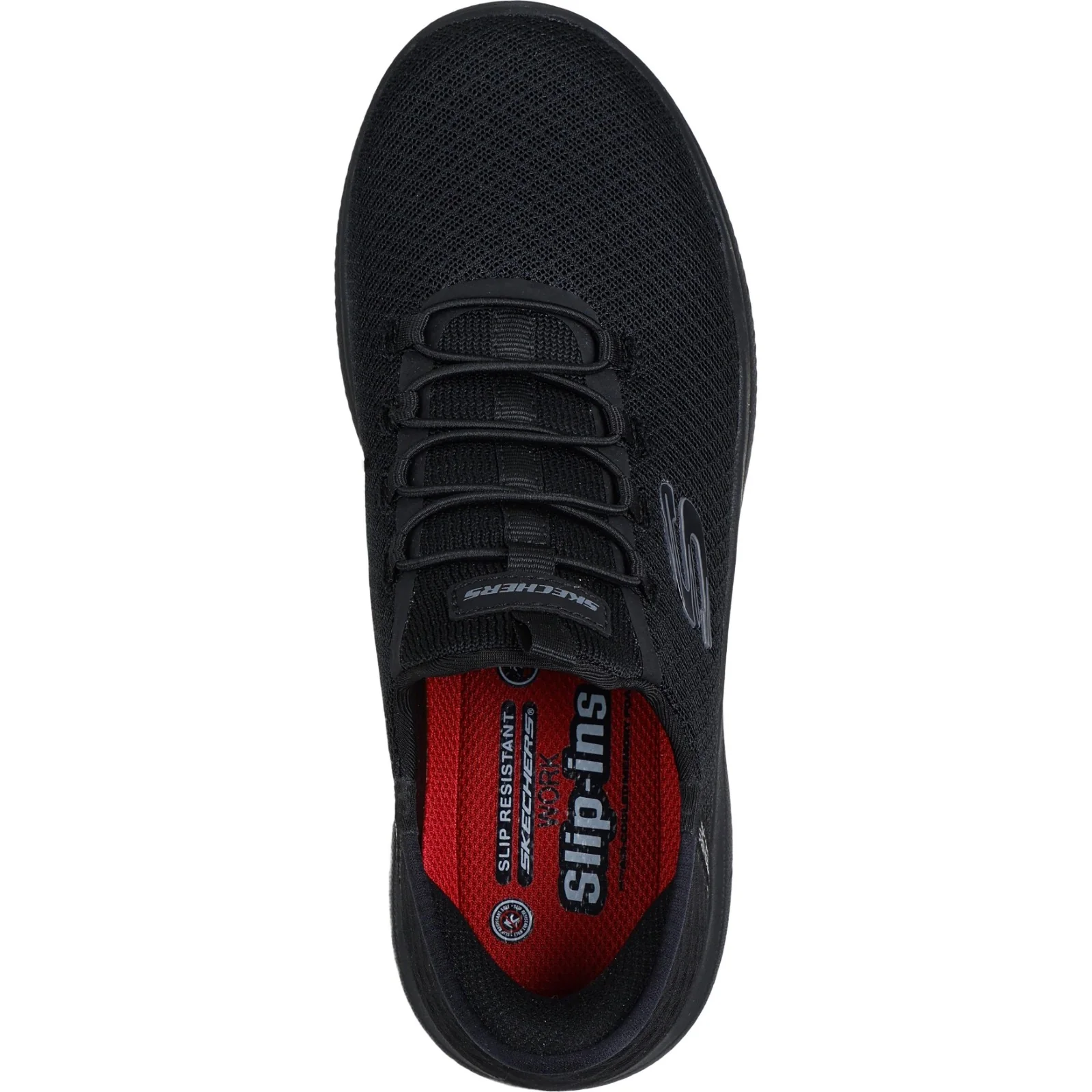 Skechers Womens Summits - Enslee Slip-ins Trainers - Black - Image 3