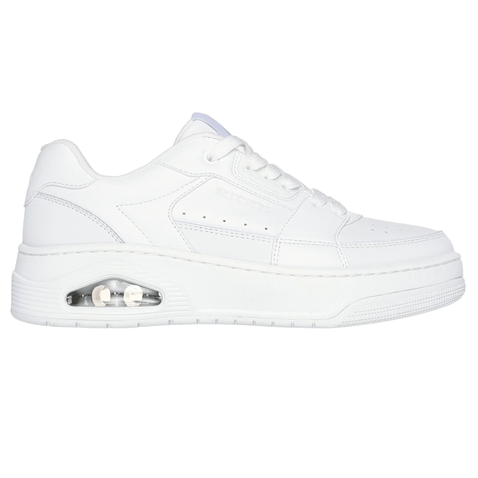Skechers Womens Uno Court Courted Style Trainers - Image 6