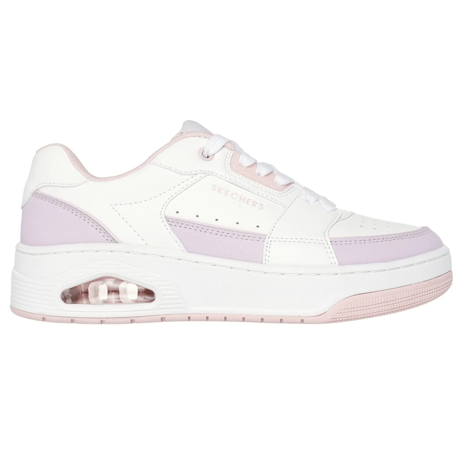 Skechers Womens Uno Court Courted Style Trainers - Image 7