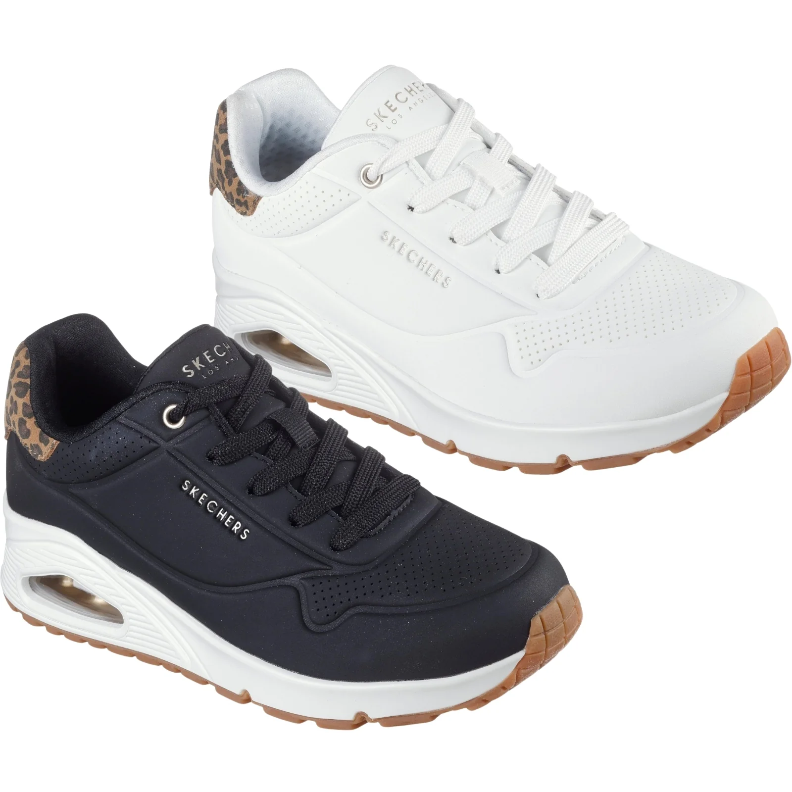 Skechers Womens UNO - Jungle Nite Memory Foam Trainers
