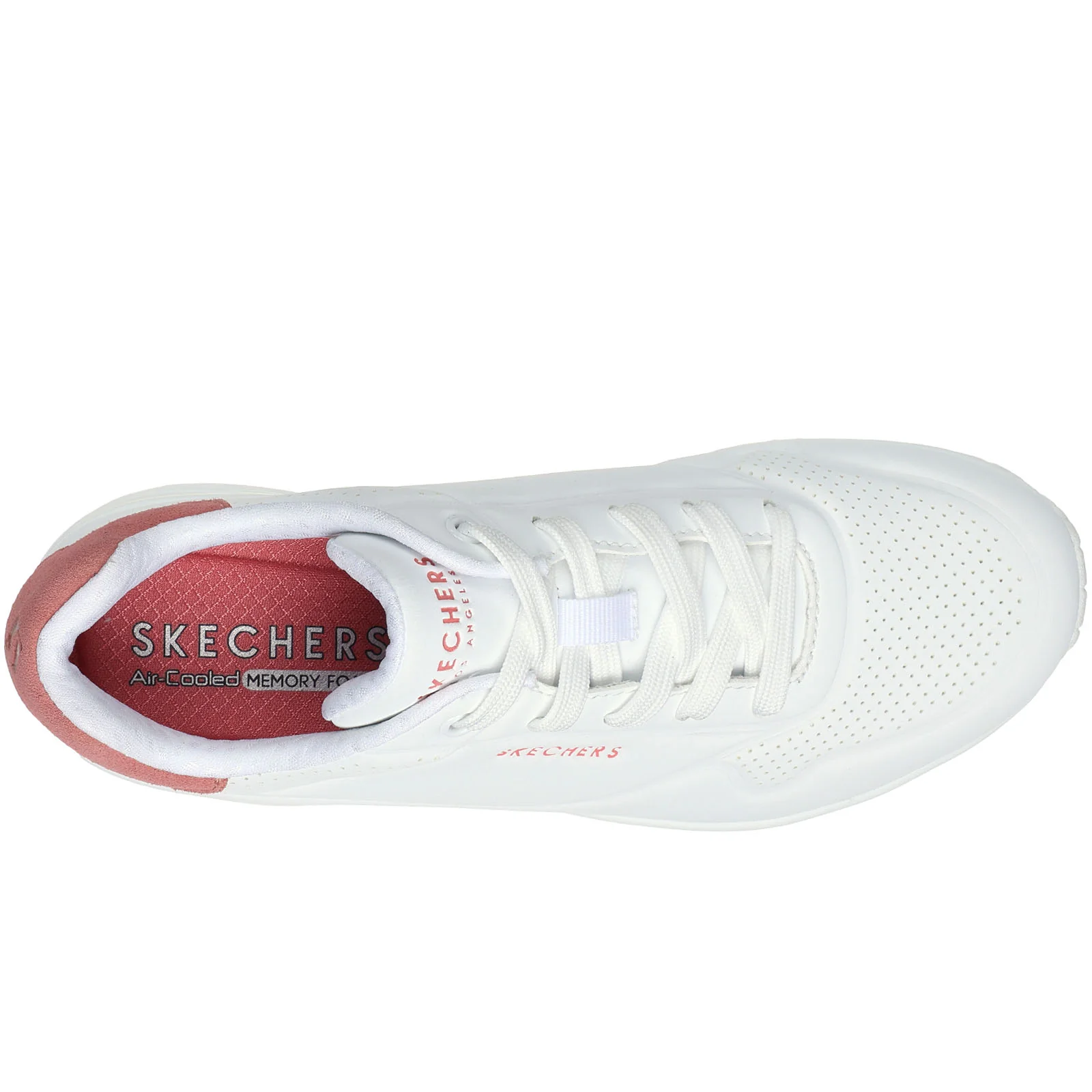 Skechers Womens Uno Pop Back Memory Foam Trainers - Image 6