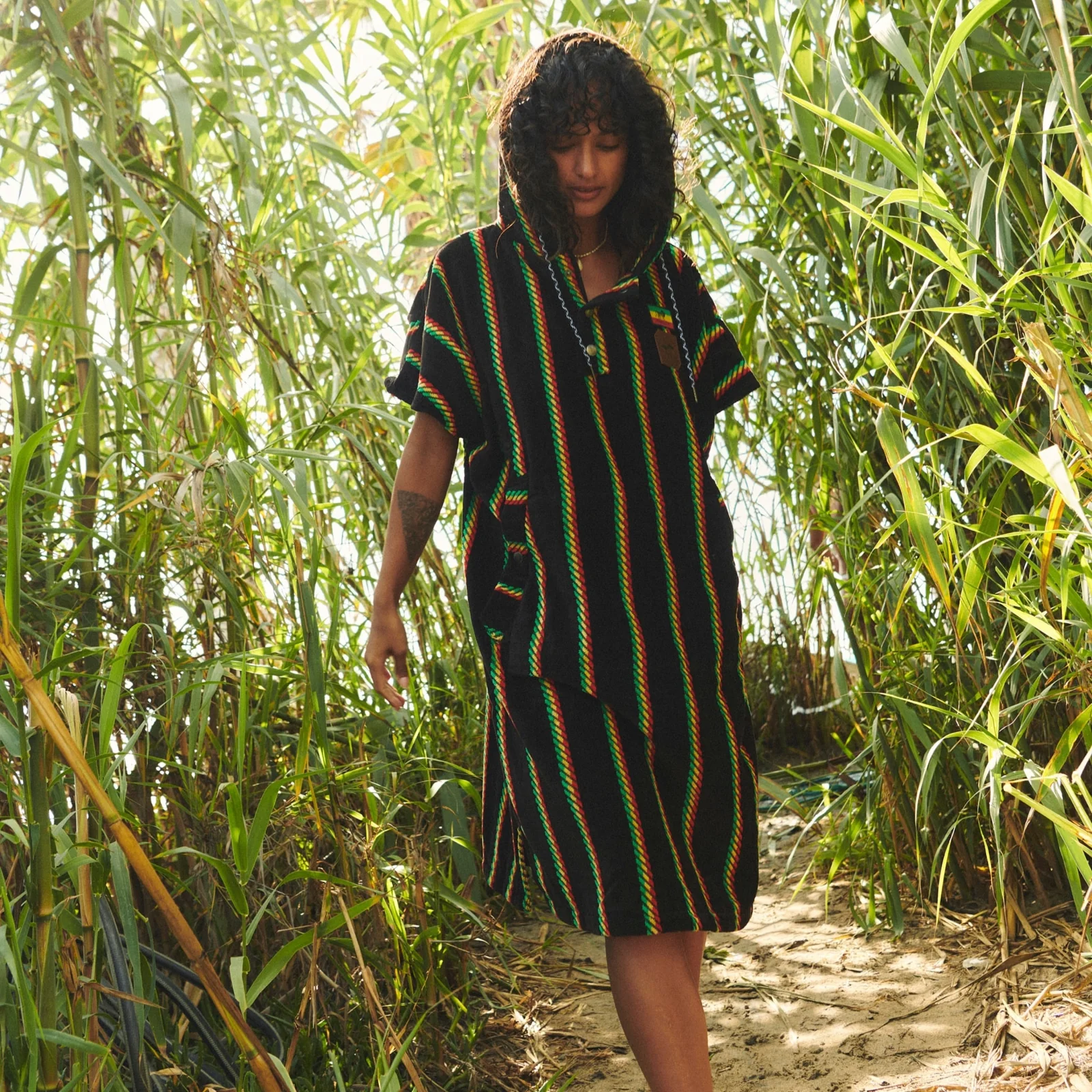 Slowtide Natural Mystic Turkish Changing Poncho - Image 4