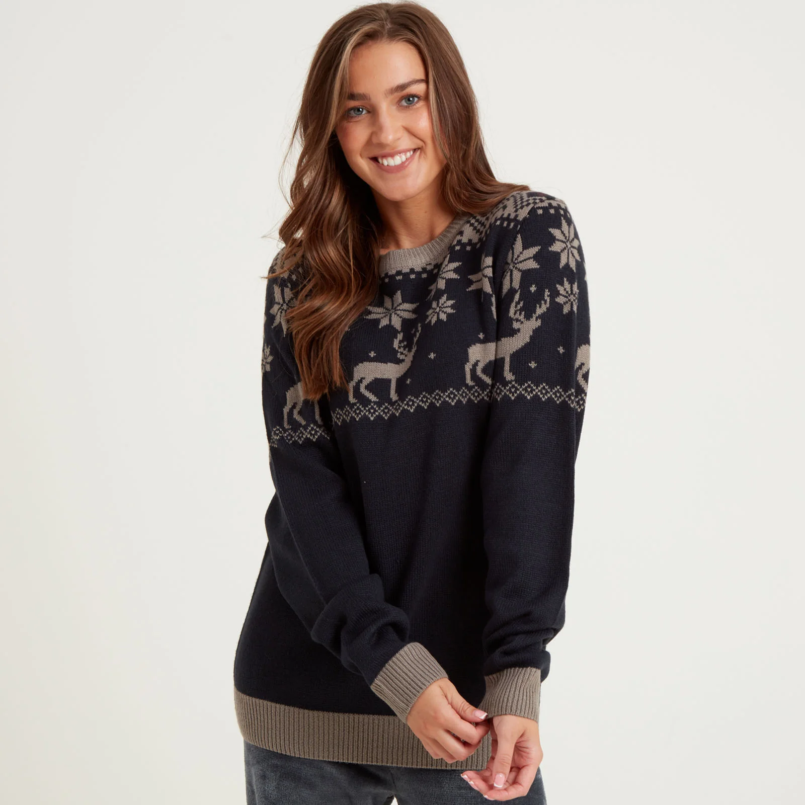 Snuggaroo Fair Isle Reindeer Christmas Jumper - Image 29