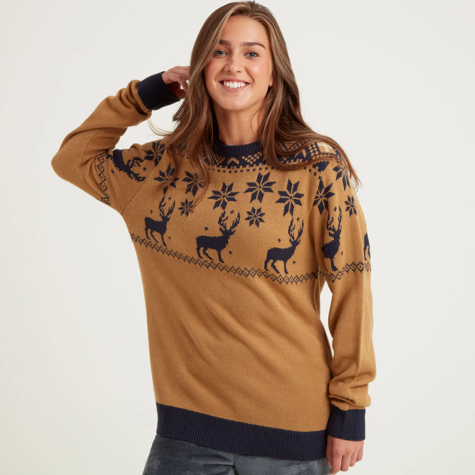 Snuggaroo Fair Isle Reindeer Christmas Jumper - Image 32