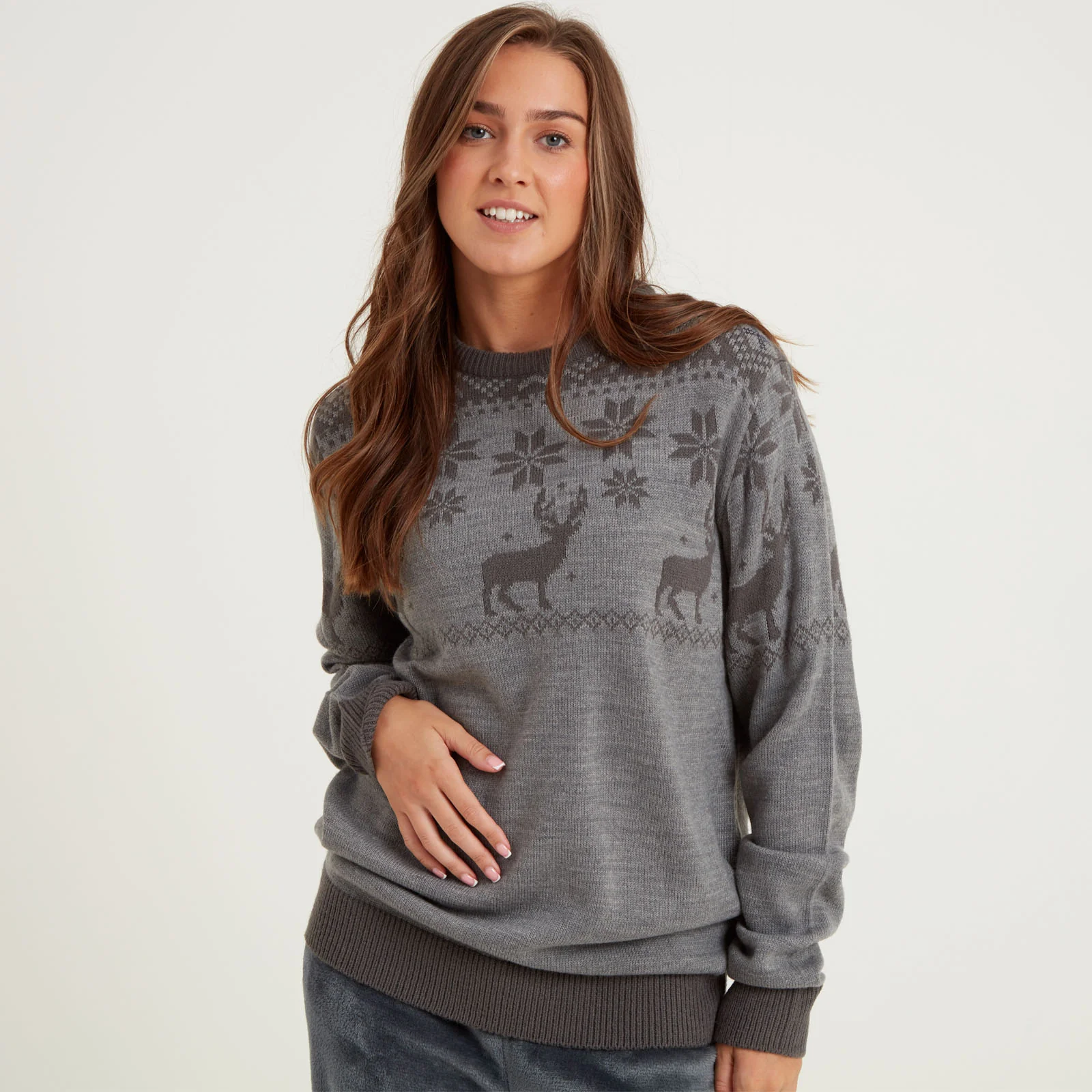 Snuggaroo Fair Isle Reindeer Christmas Jumper - Image 42