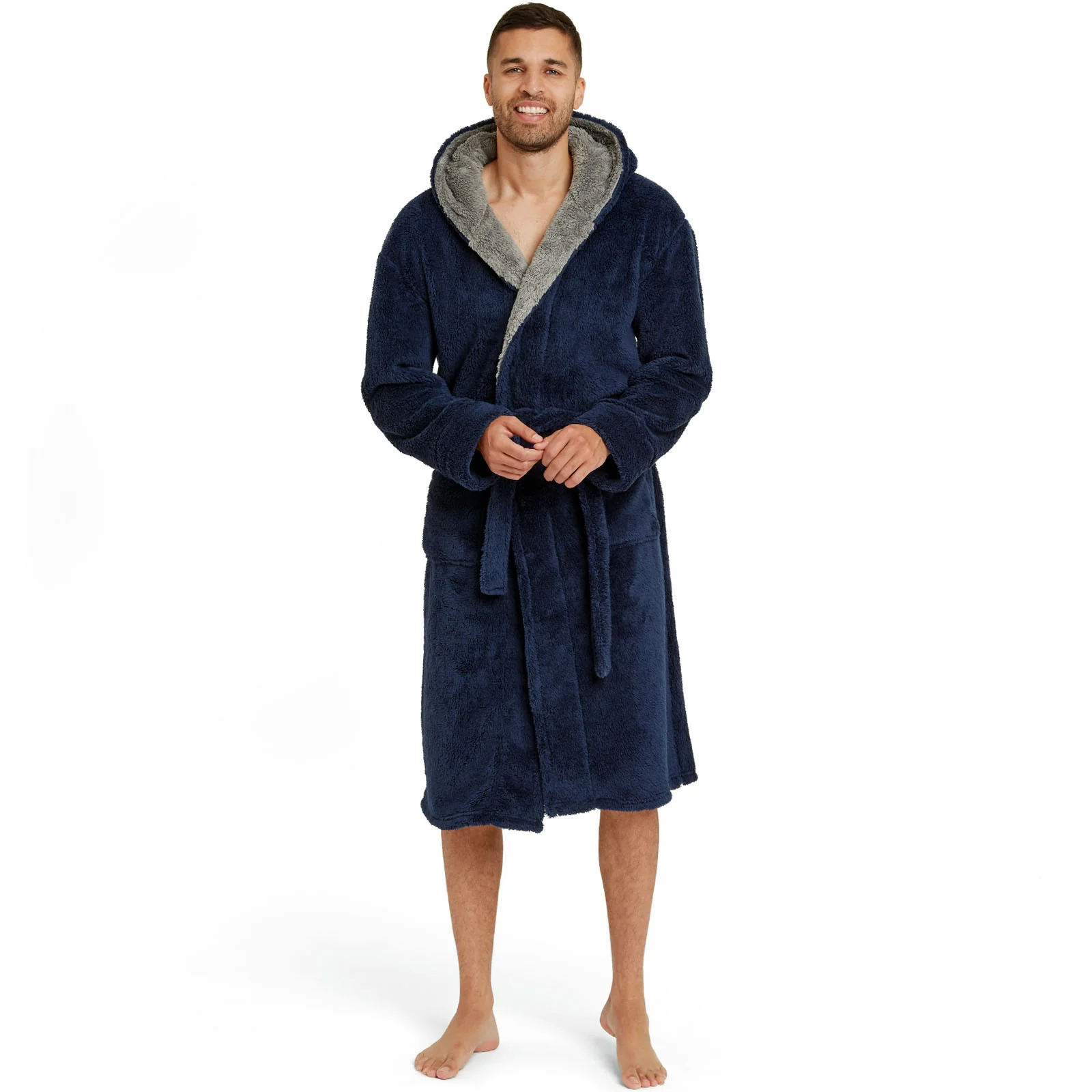 Snuggaroo Mens Soft Fleece Dressing Gown - Image 7