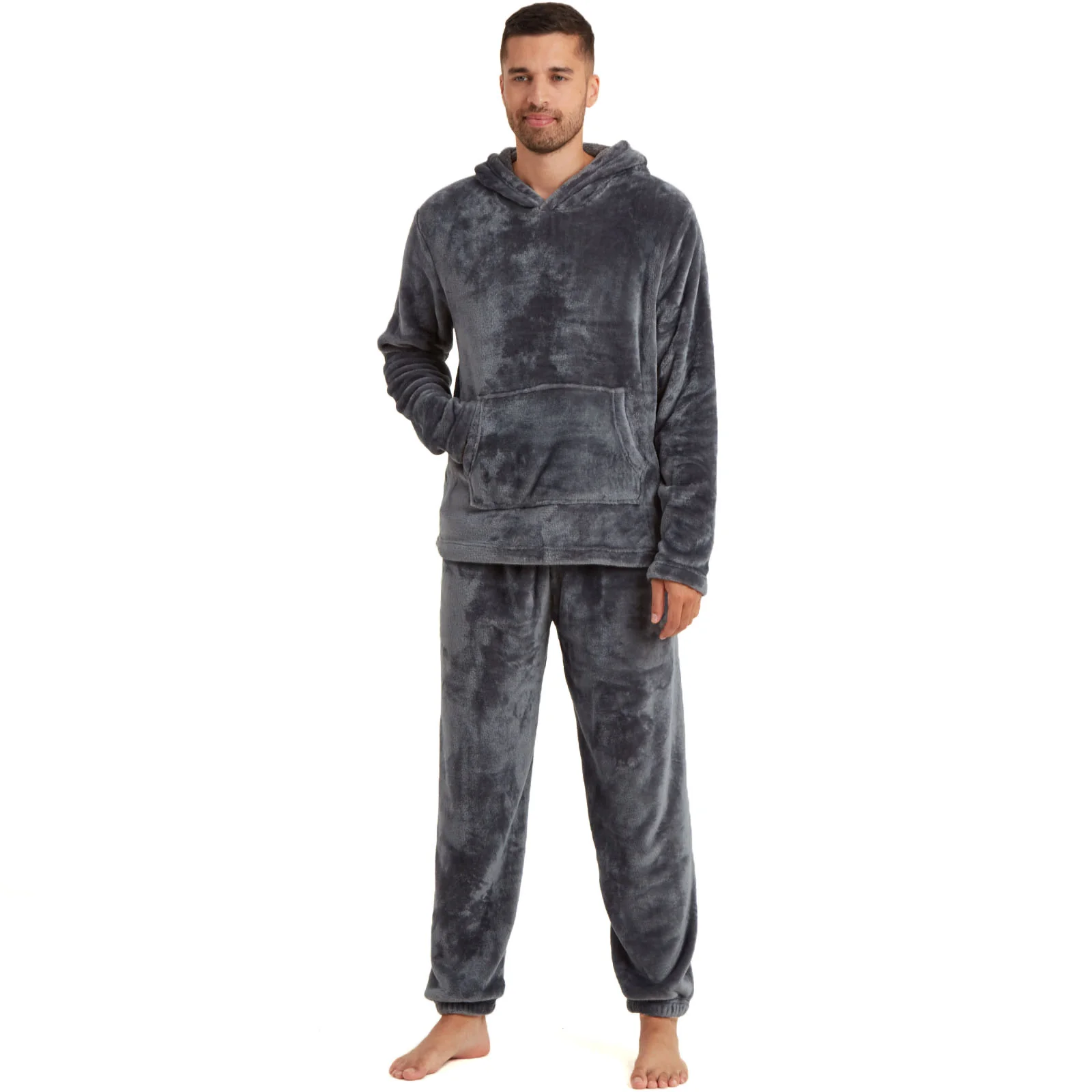 Snuggaroo Mens Soft Fleece Hooded Loungewear Set - Image 19