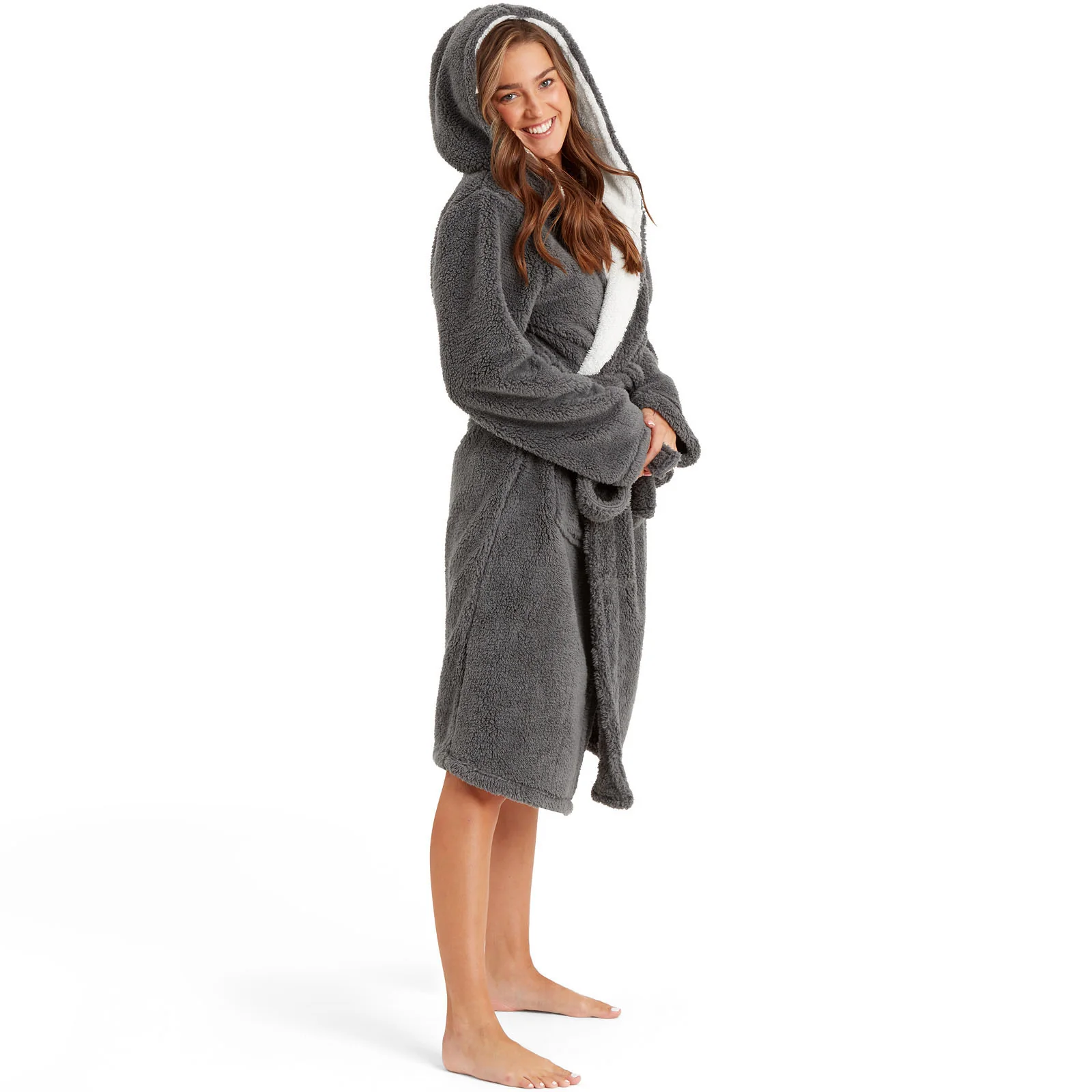 Snuggaroo Womens Soft Hooded Dressing Gown - Image 17
