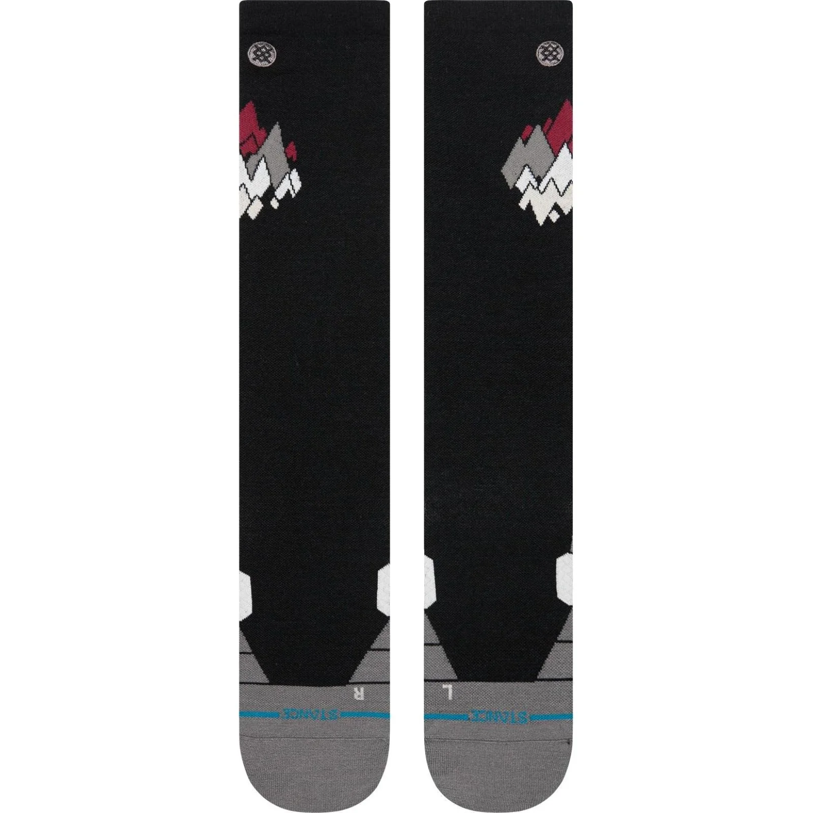 Stance Unisex Peaks Ultra Light Over The Calf Wool Ski Socks - Image 2