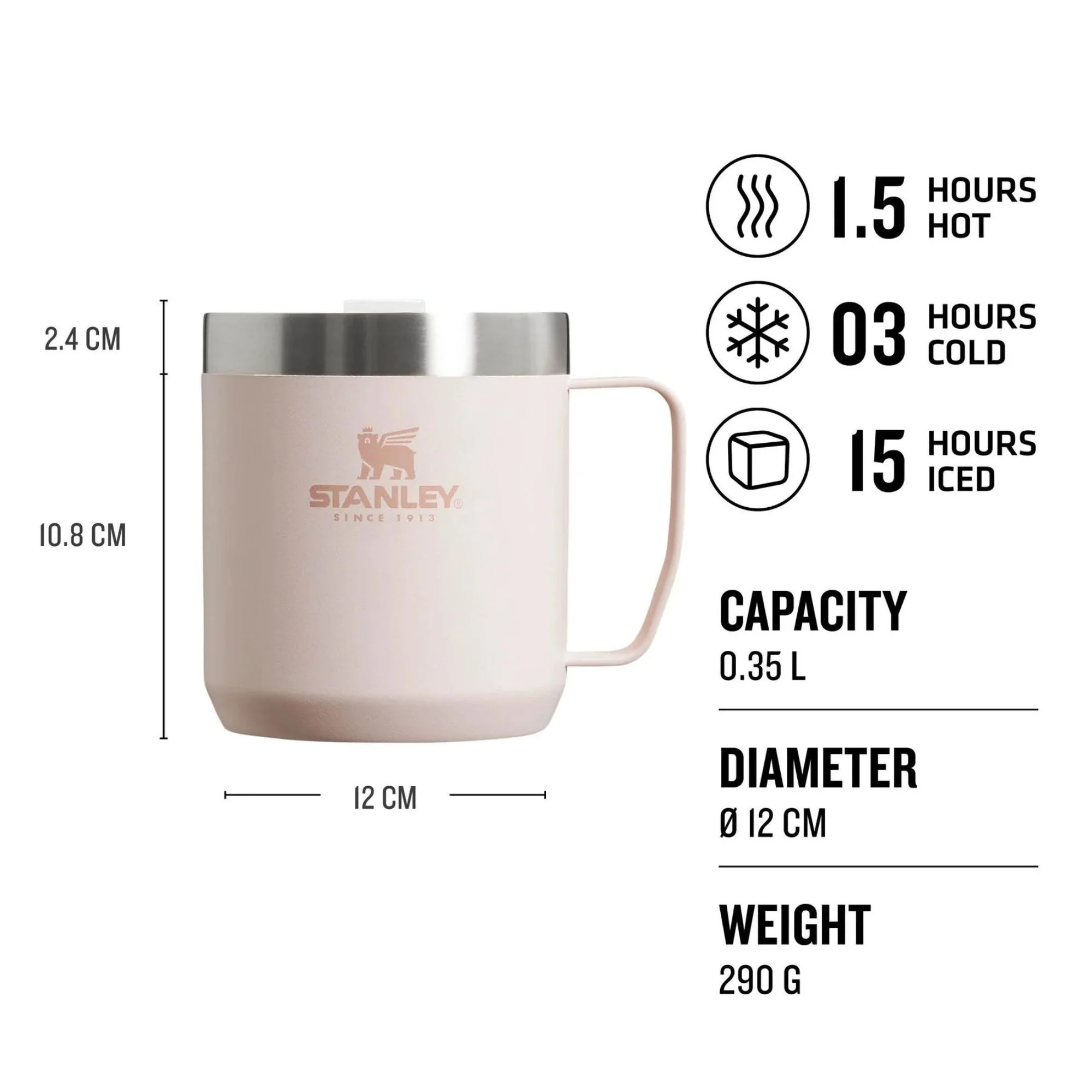 Stanley Everyday Camp Mug 0.35L Travel Mug - Image 21