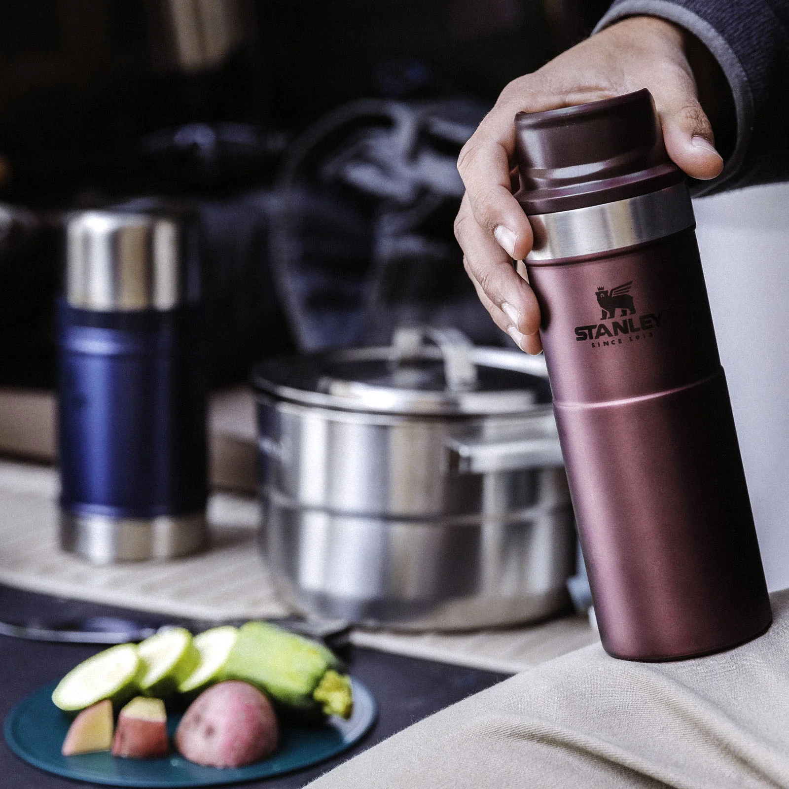 Stanley 0.35L Classic Trigger Action Travel Thermal Cold Water Bottle - Image 39