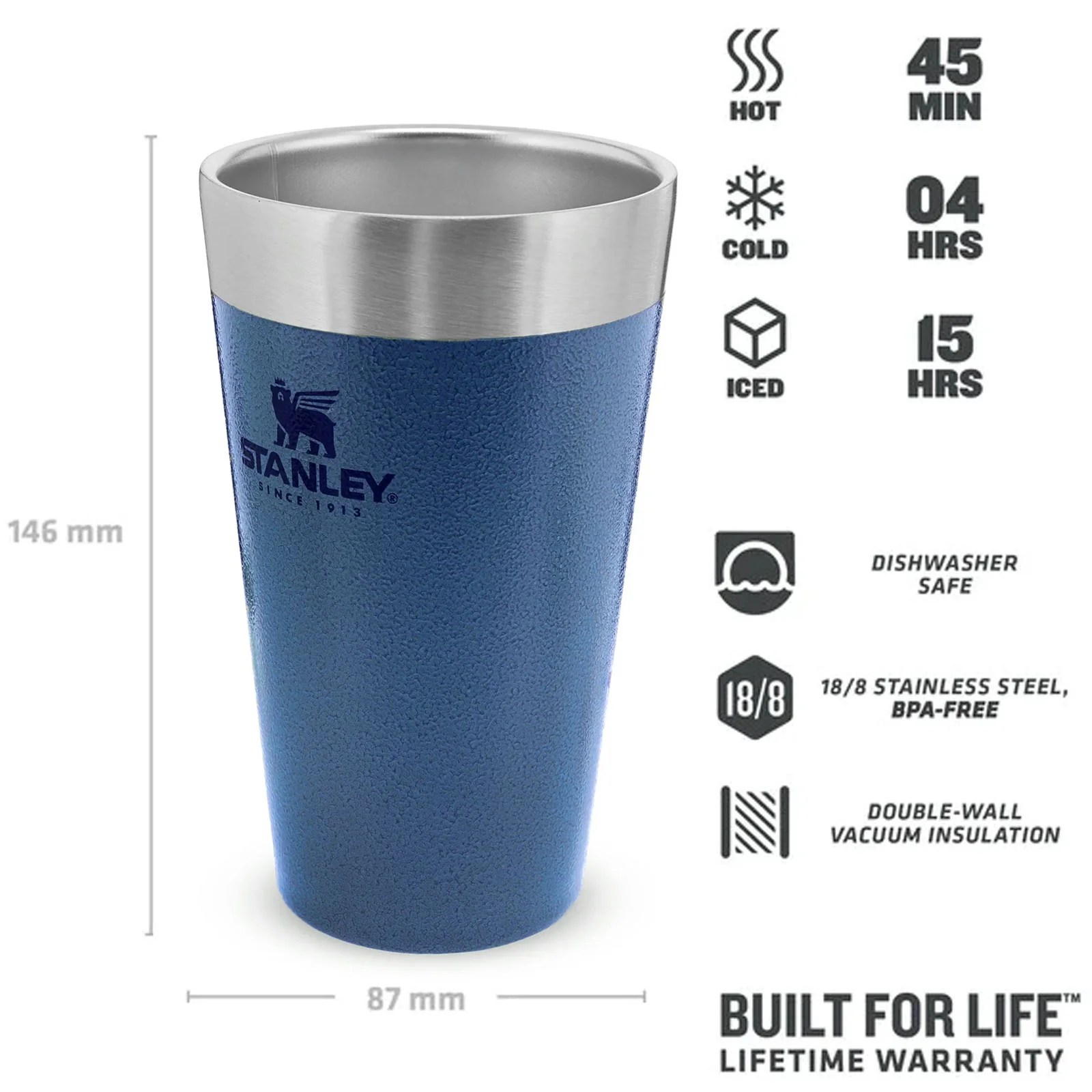 Stanley Stacking Tumbler 0.47L Water Bottle - Image 13