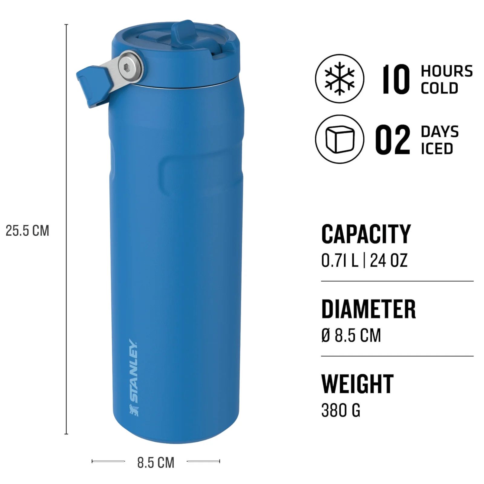 Stanley IceFlow Bottle Flip Straw 2.0 0.7L Water Bottle - Image 58