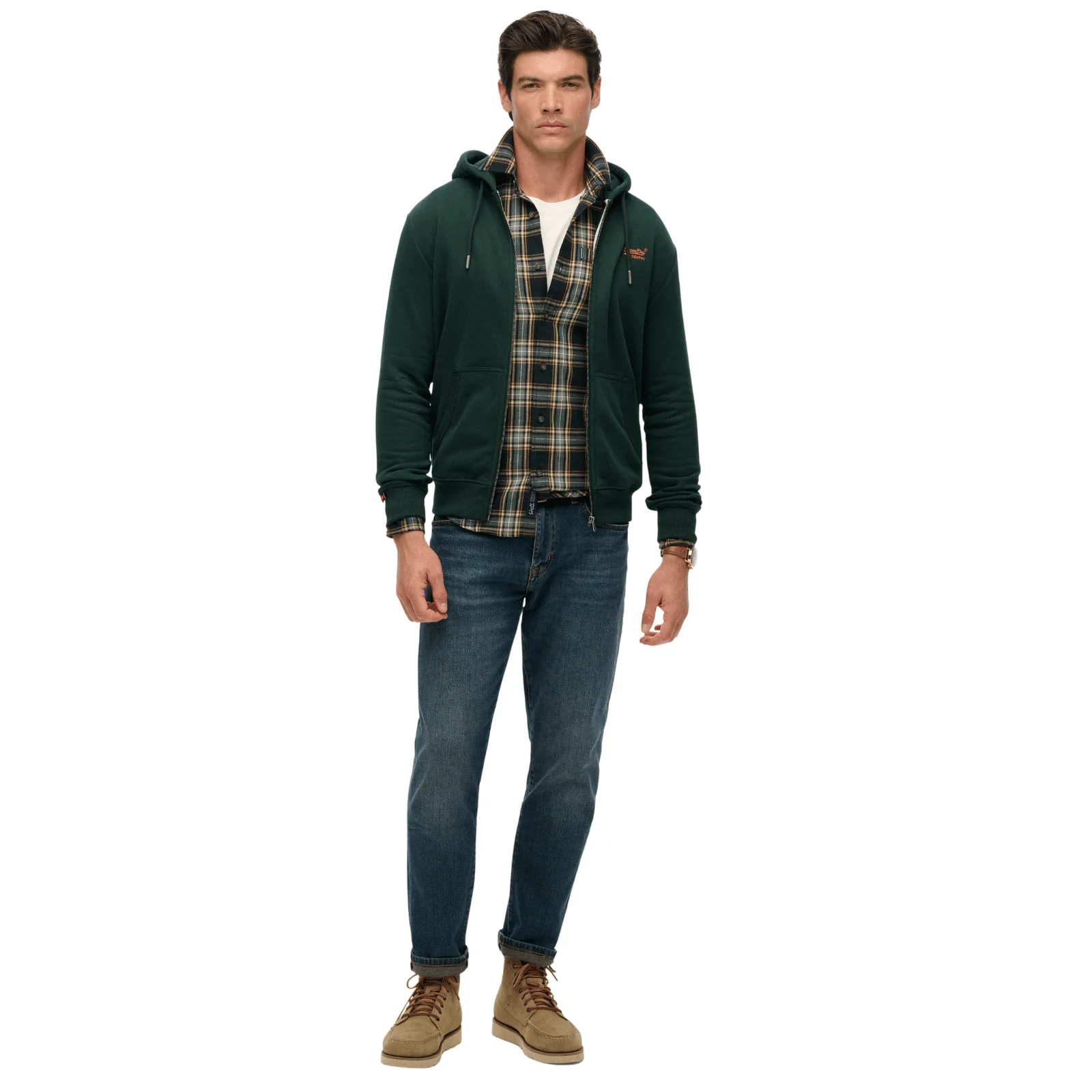 Superdry Mens Essential Logo Full Zip Hoodie - Image 17