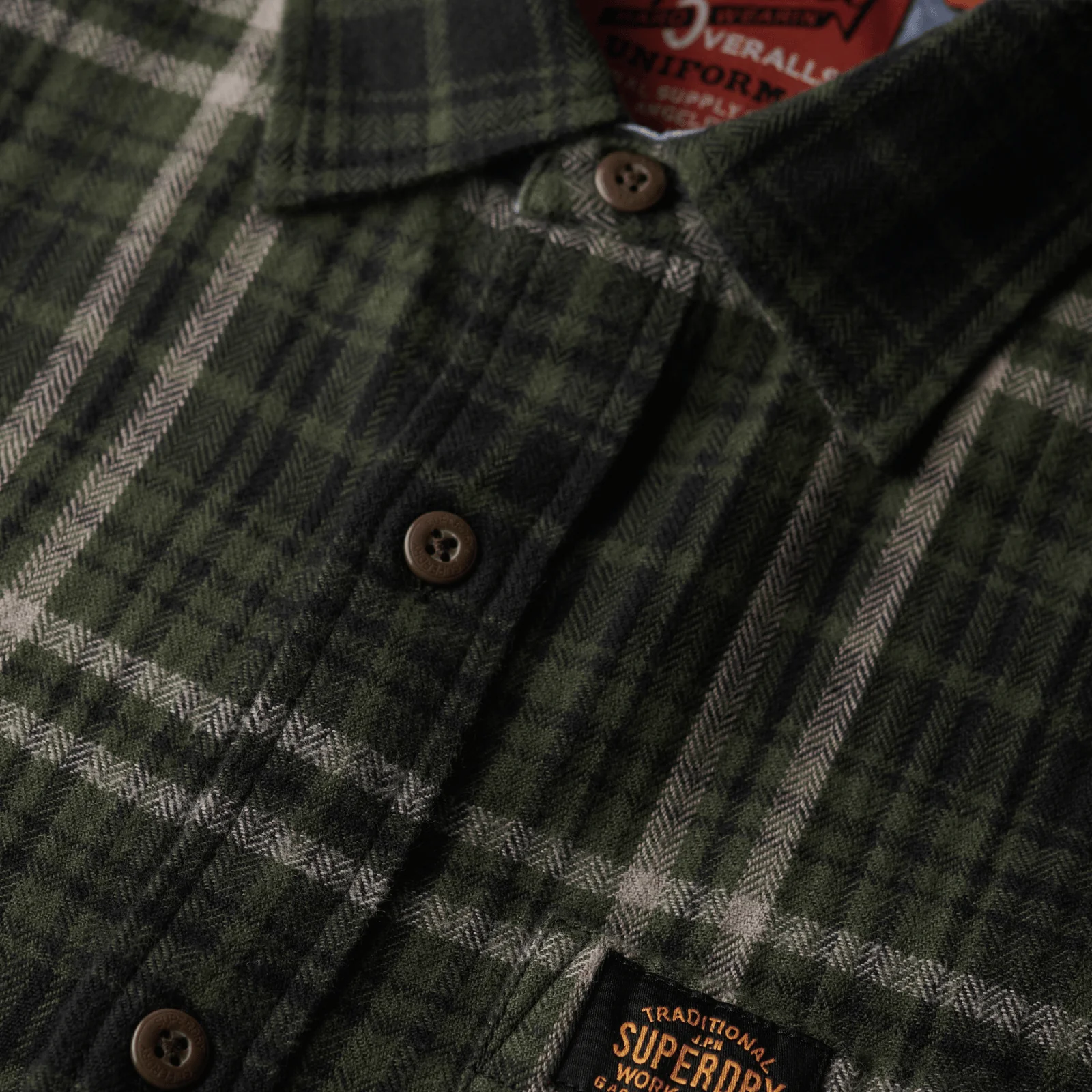 Superdry Mens Lumberjack Long Sleeve Shirt - Image 3