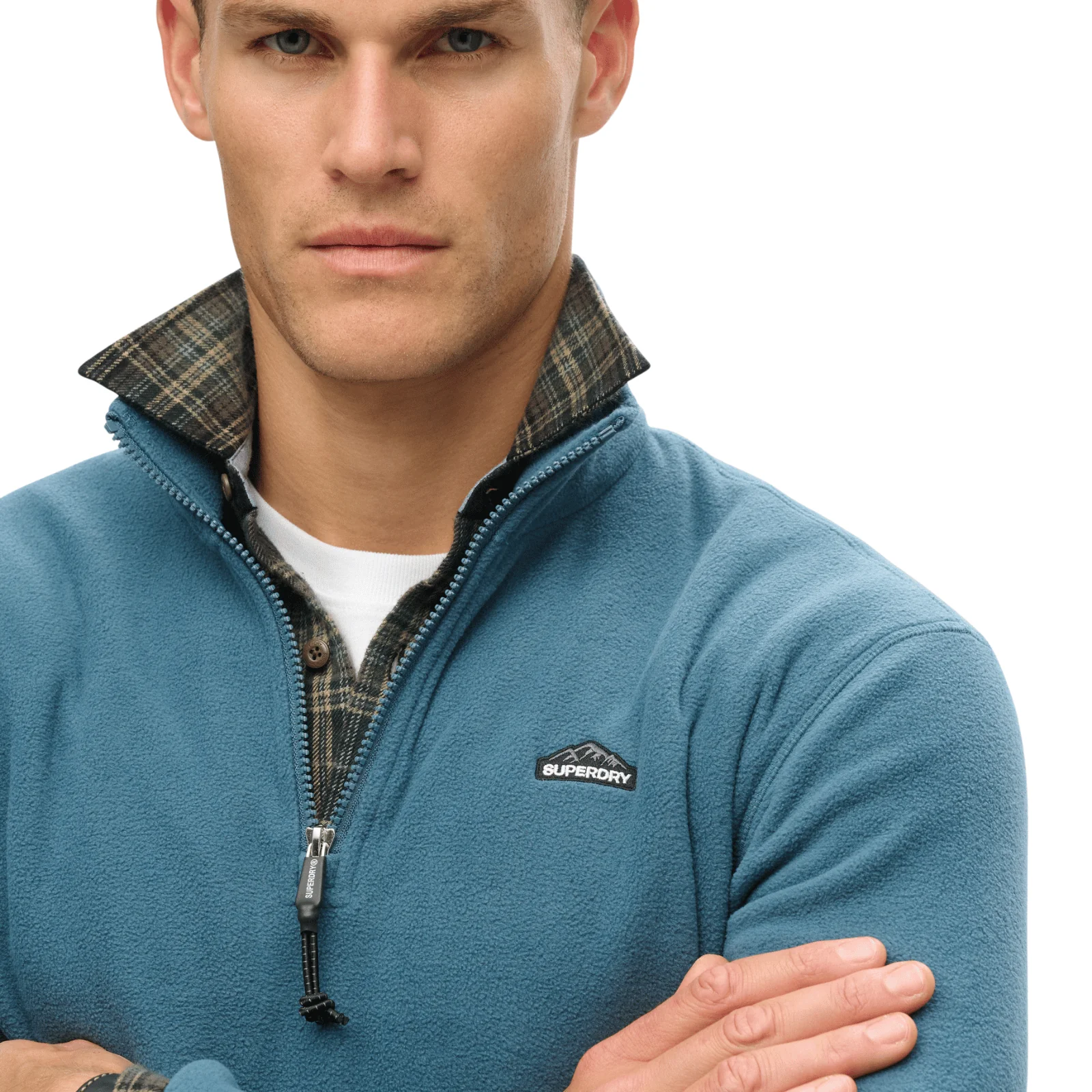 Superdry Mens Polar Fleece Half Zip Fleece - Image 10