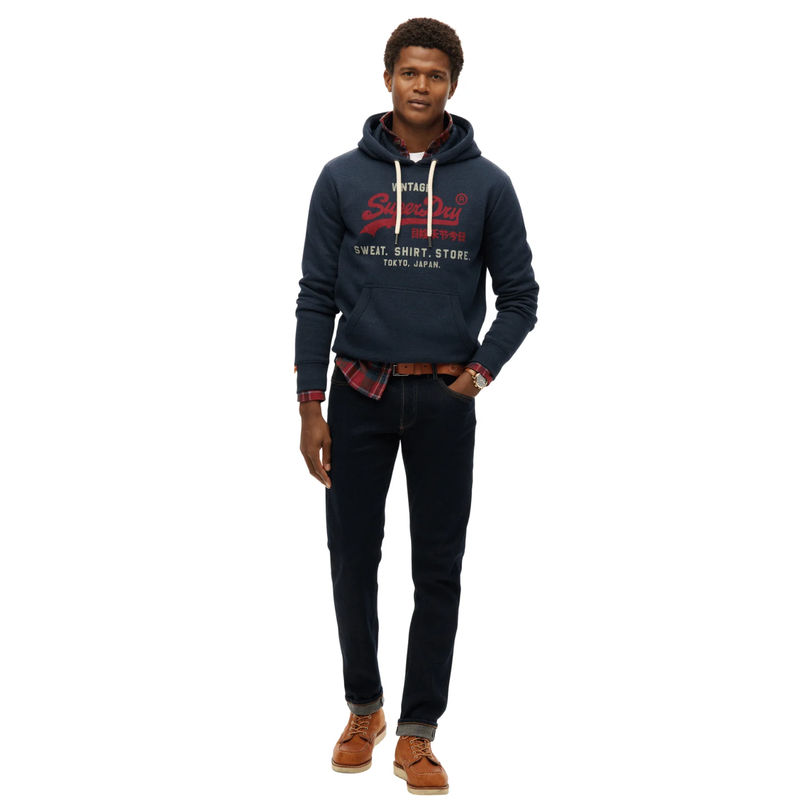 Superdry Mens Vintage Logo Heritage Relaxed Hoodie - Image 6