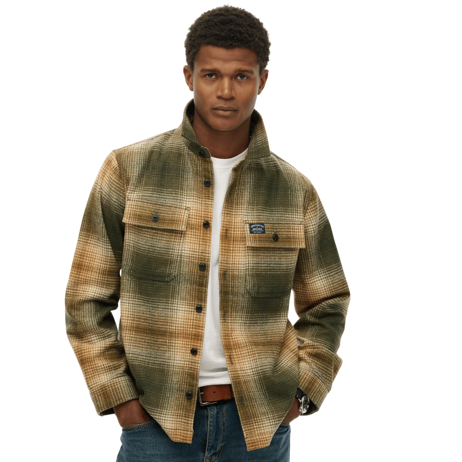 Superdry Mens Wool Miller Shirt Jacket