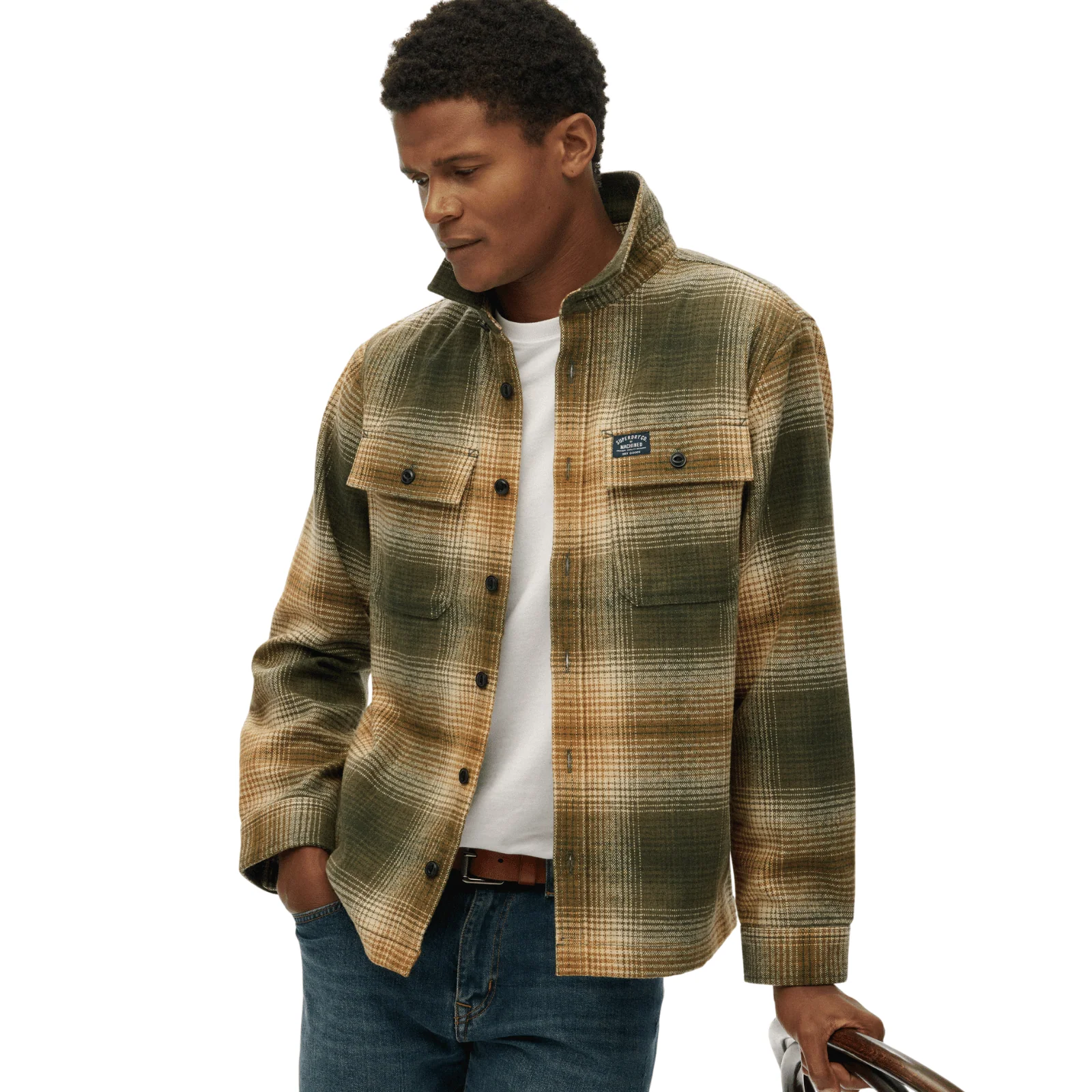 Superdry Mens Wool Miller Shirt Jacket - Image 3