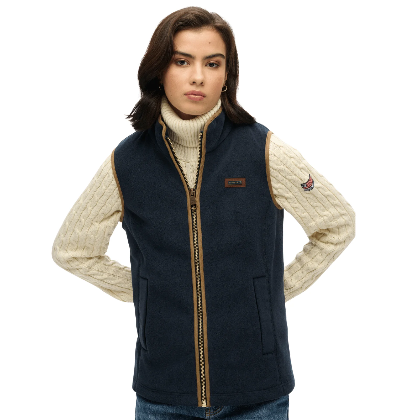 Superdry Womens Estate Fleece Gilet
