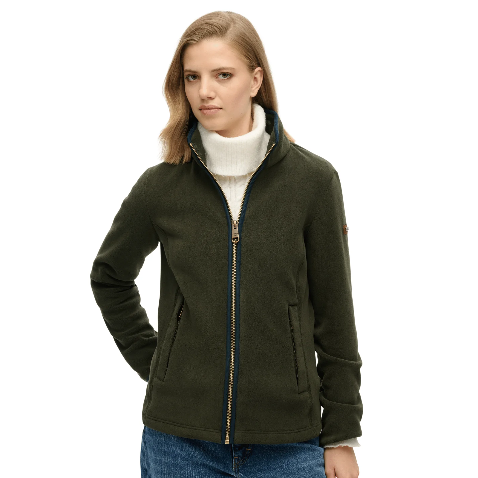 Superdry Womens Estate Full Zip Fleece - Image 2