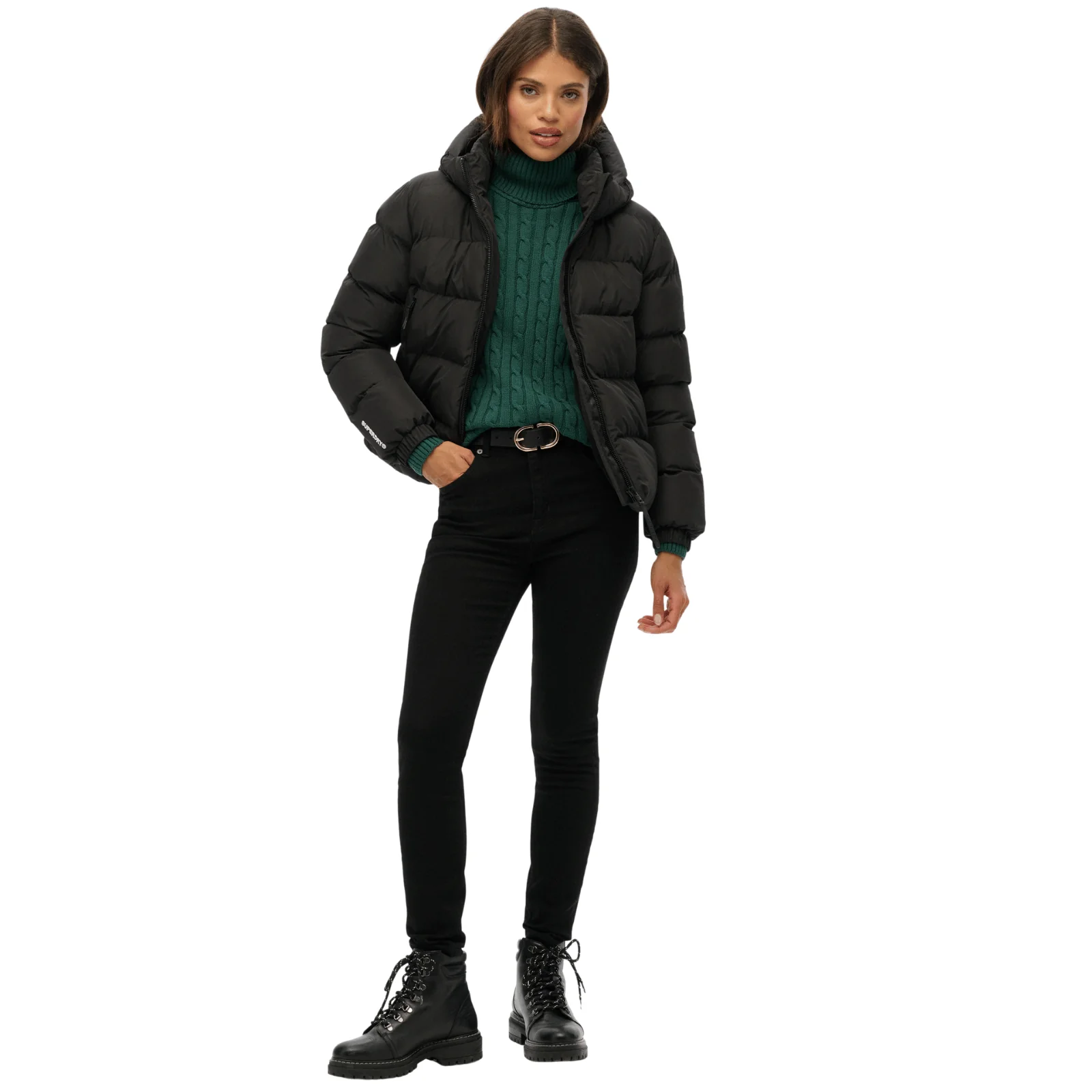 Superdry Womens Hooded Sports Padded Jacket - Image 8