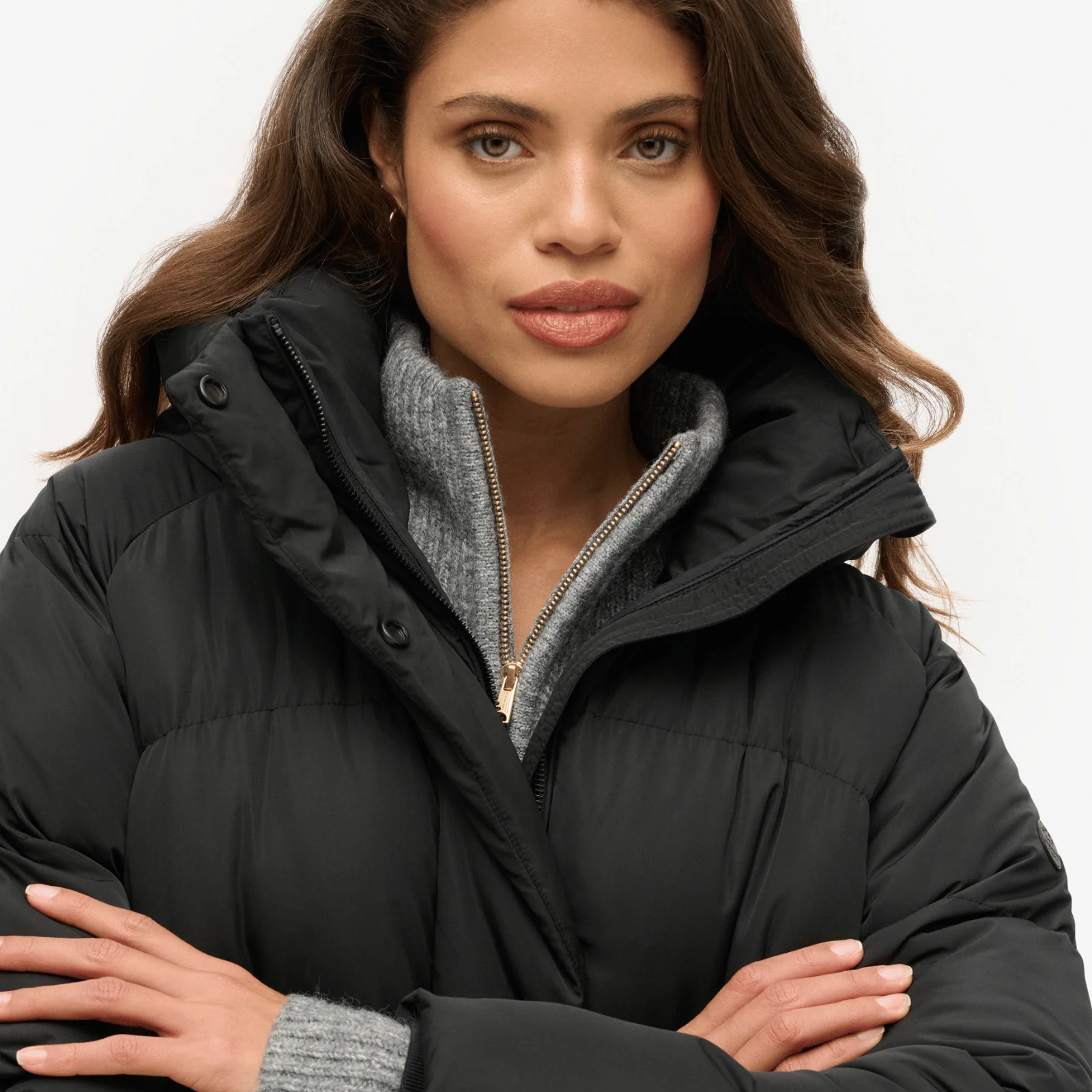 Superdry Womens Longline Hooded Padded Jacket - Image 3