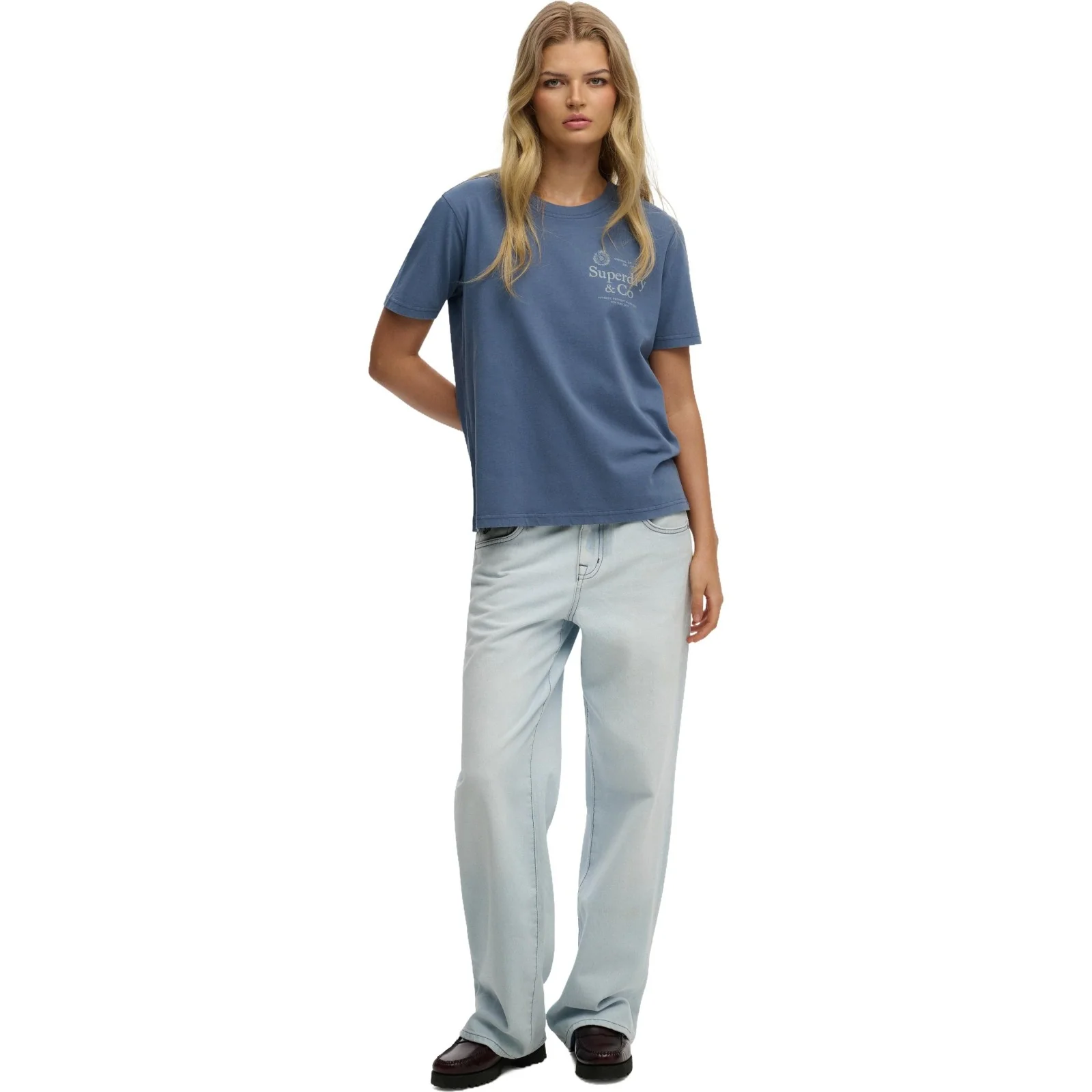 Superdry Womens Luxe Casual Relaxed Short Sleeve T-Shirt - Image 10