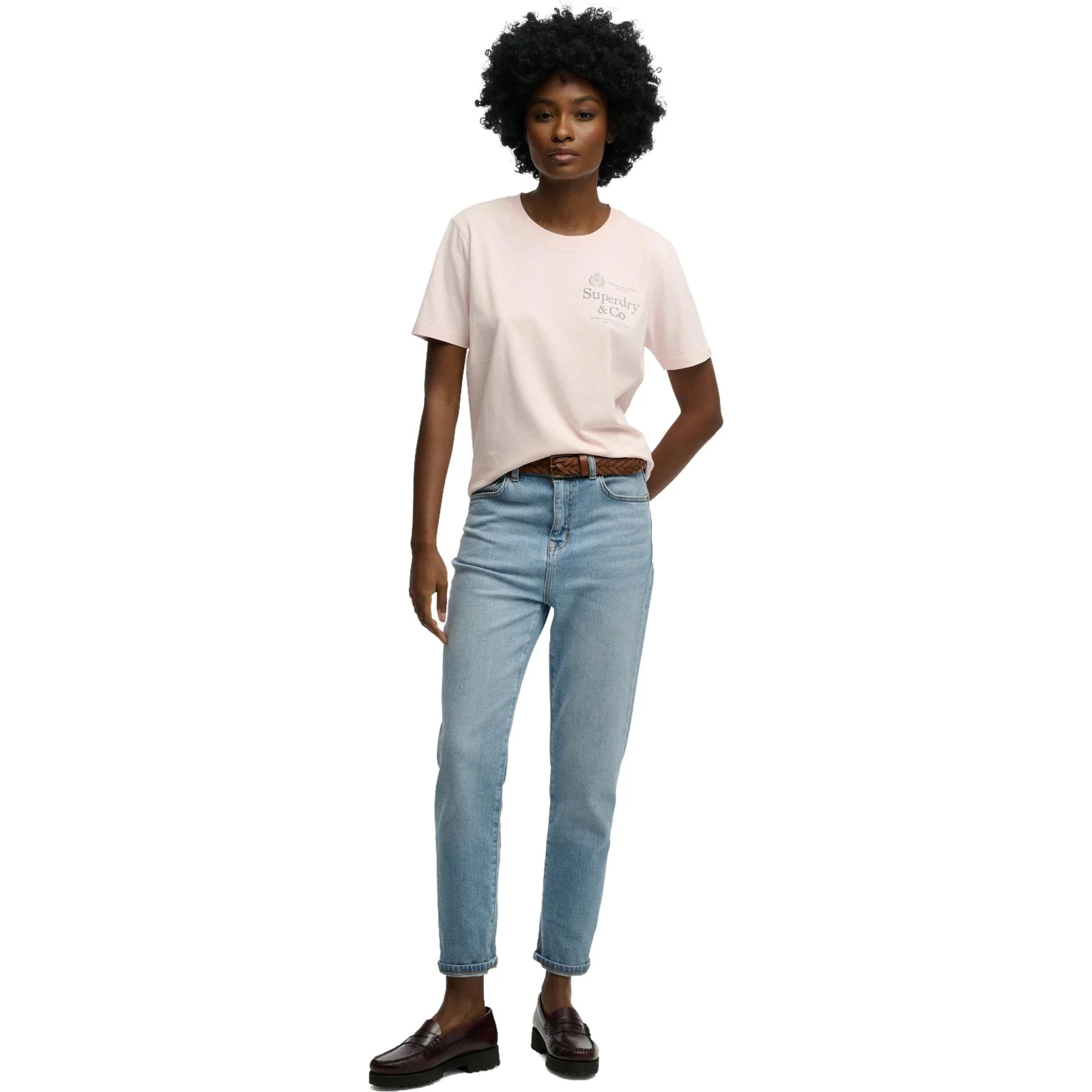 Superdry Womens Luxe Casual Relaxed Short Sleeve T-Shirt - Image 13