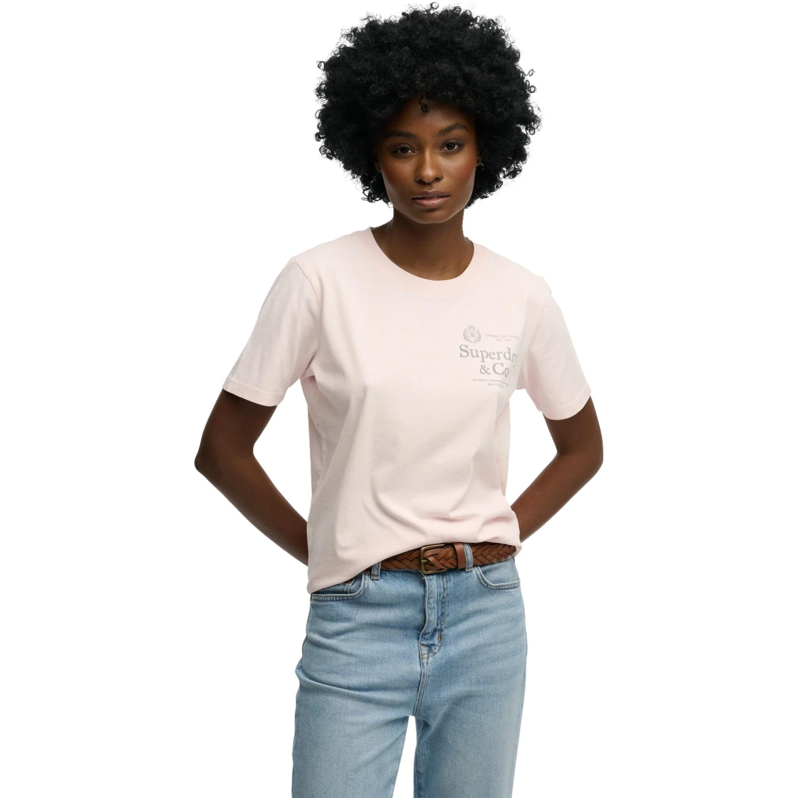 Superdry Womens Luxe Casual Relaxed Short Sleeve T-Shirt - Image 21