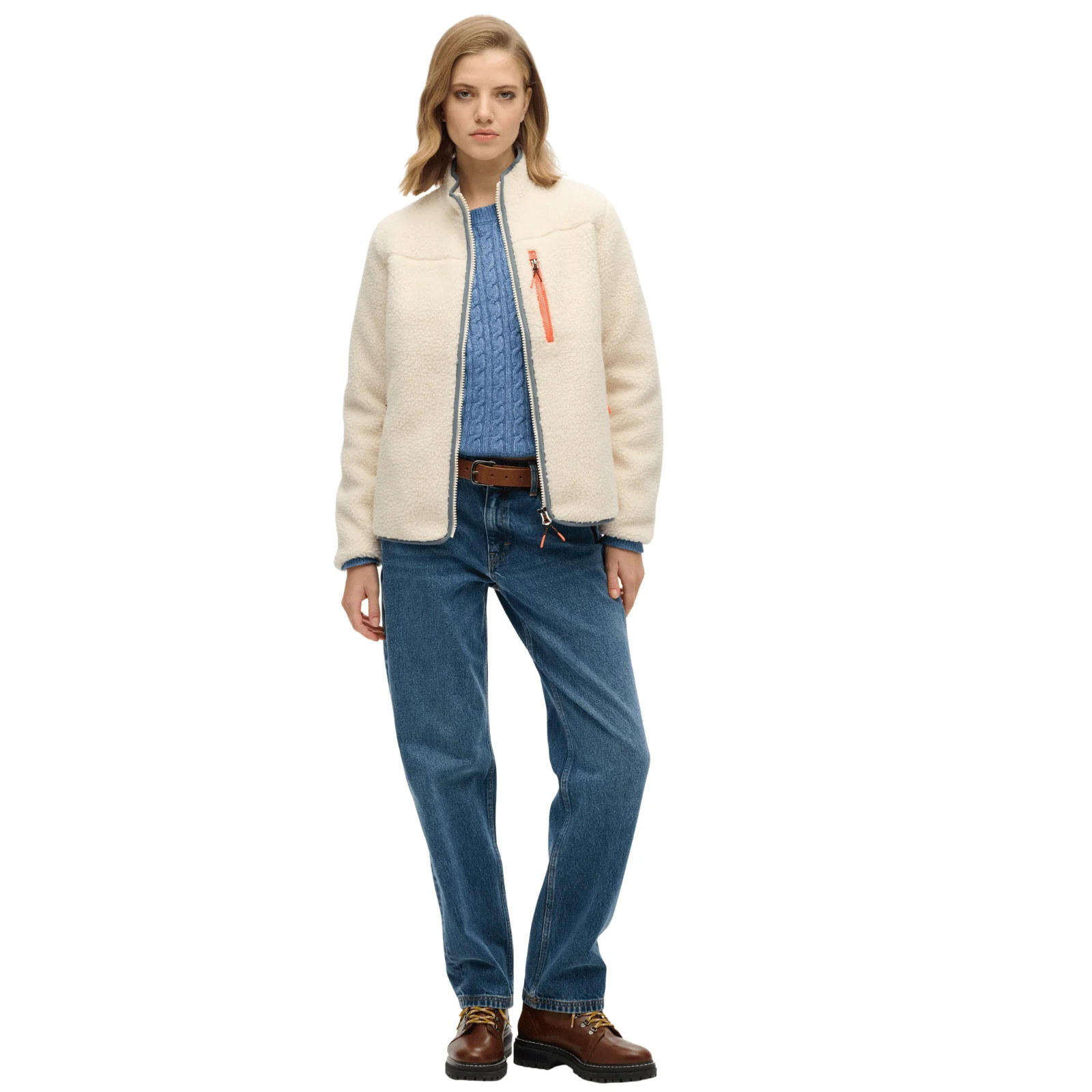 Superdry Womens Outdoor Full Zip Fleece - Image 5