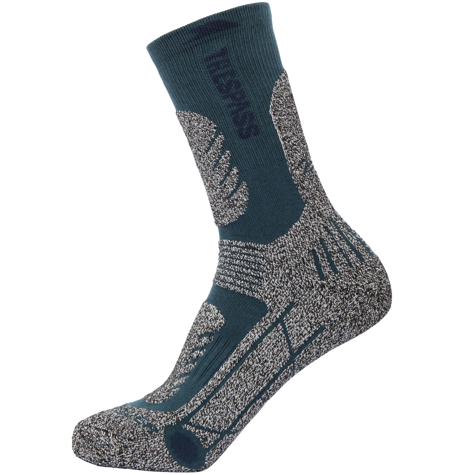 Trespass Adults Alga  Breathable Mid Length Walking Socks - Image 5