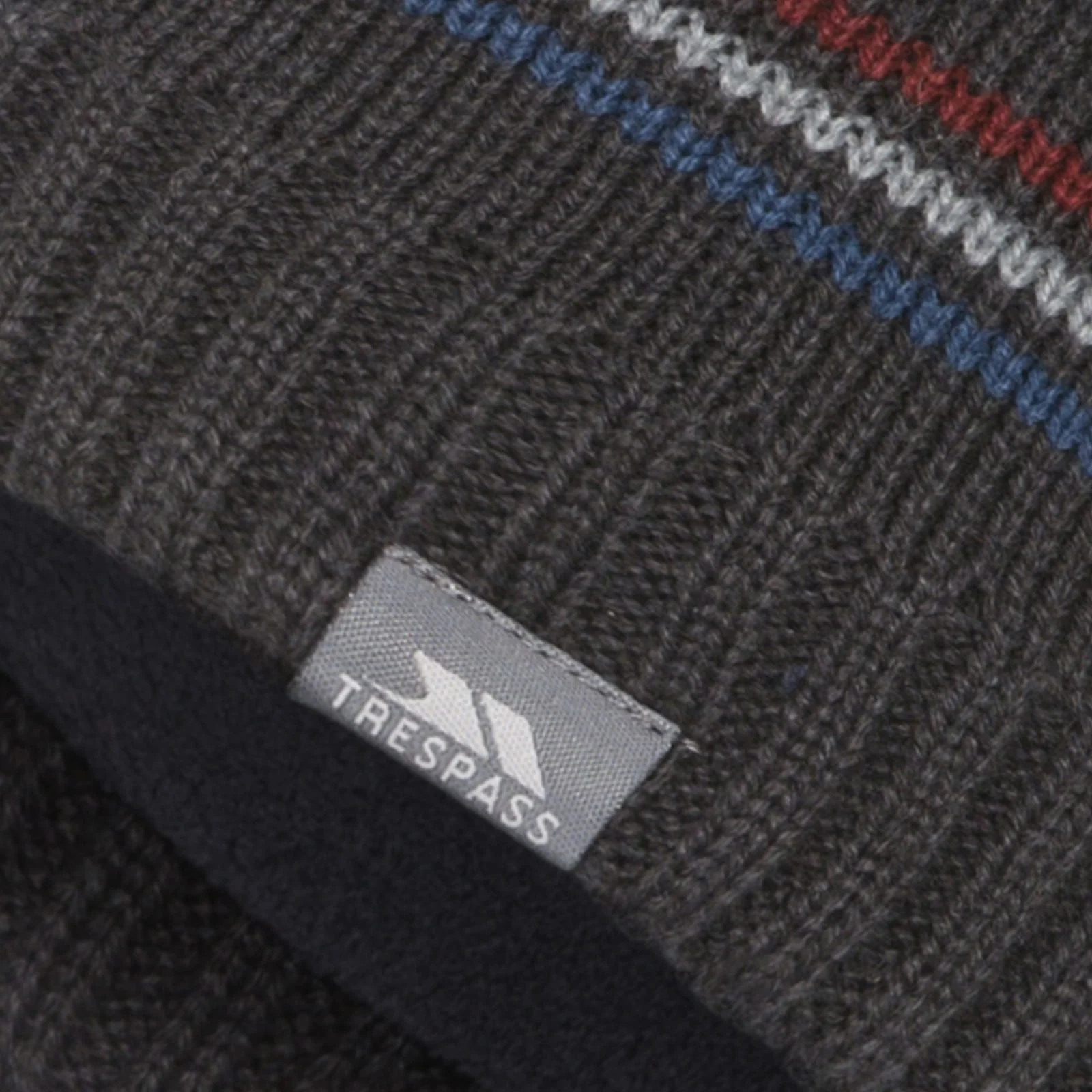 Trespass Adults Ray Fleece Lined Striped Beanie Hat - Image 14
