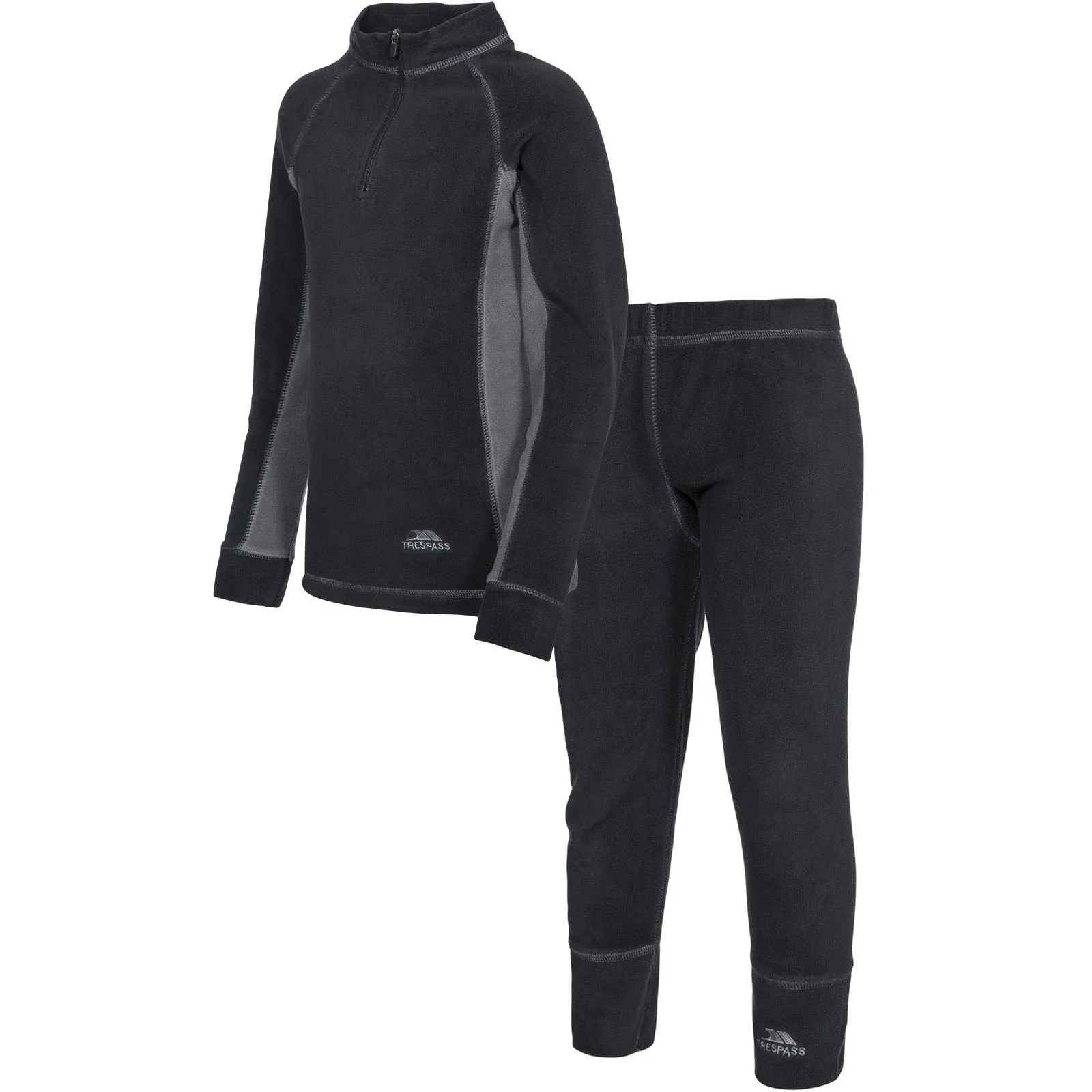 Trespass Kids Bubbles Thermal 1/2 Zip Baselayer Set - Image 3