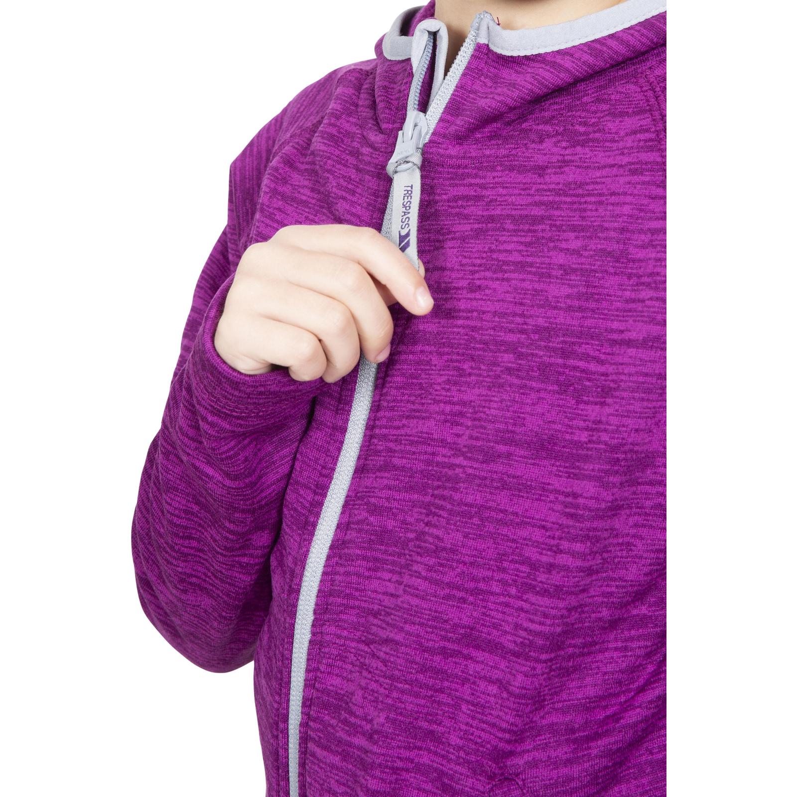Trespass Kids Goodness Full Zip Hooded Fleece Jacket - Image 18