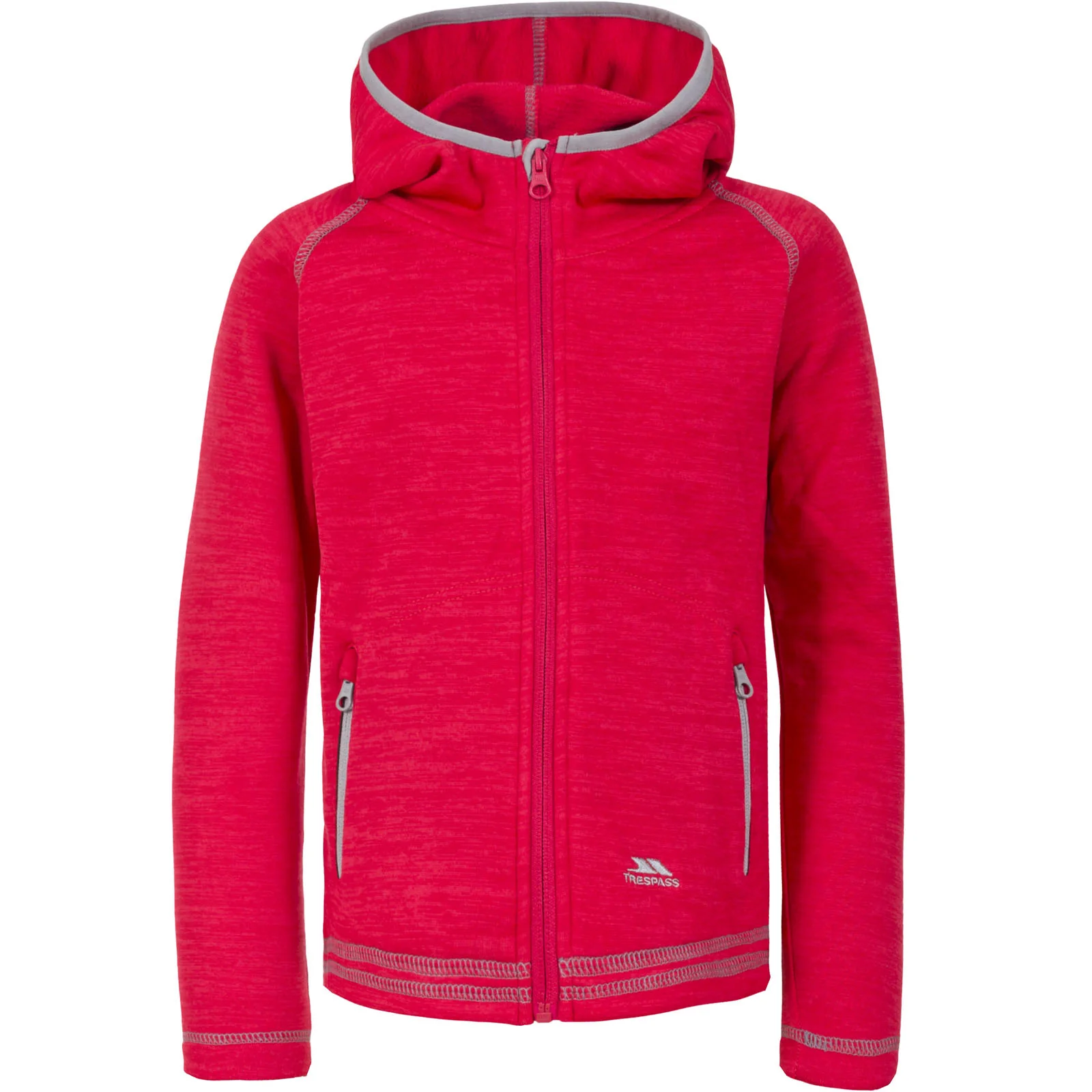 Trespass Kids Goodness Full Zip Hooded Fleece Jacket - Image 4