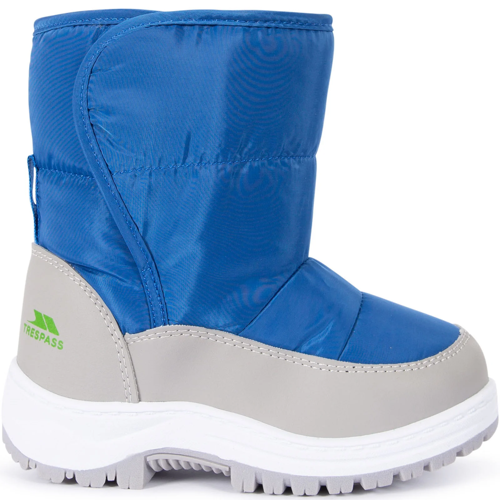 Trespass Kids Hayden Insulated Fleece Lined Snow Boots - Blue - Image 3