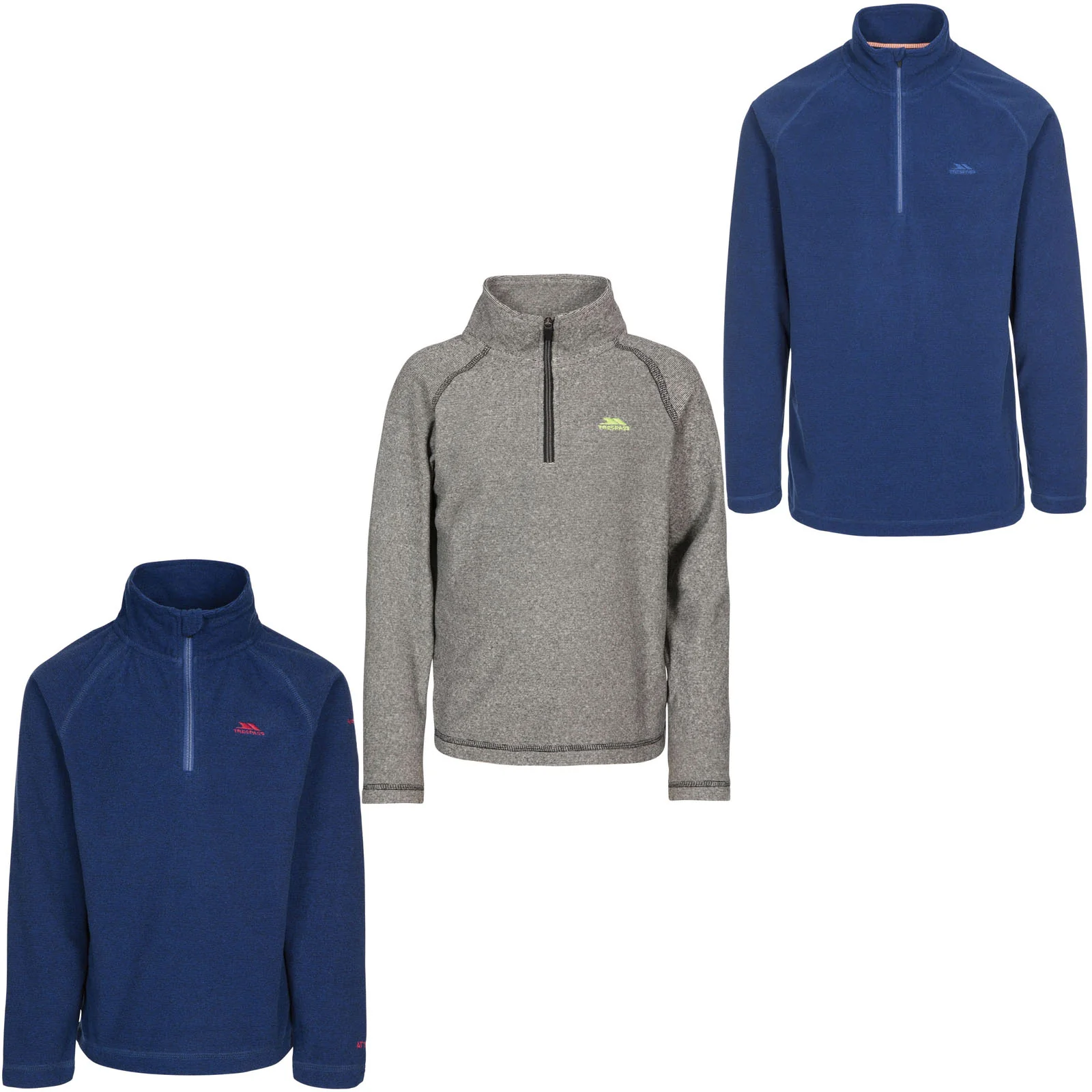 Trespass Kids Keynote Half Zip Pullover Fleece
