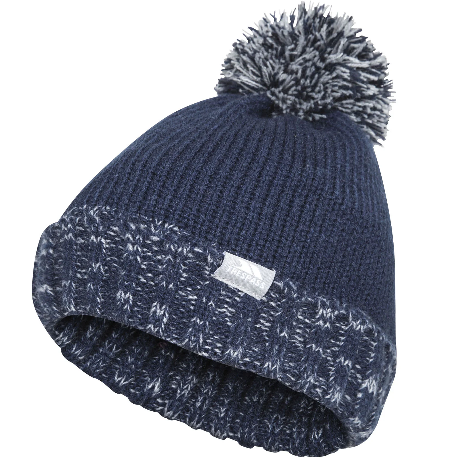 Trespass Kids Nefti Fleece Lined Knitted Bobble Hat - Image 2