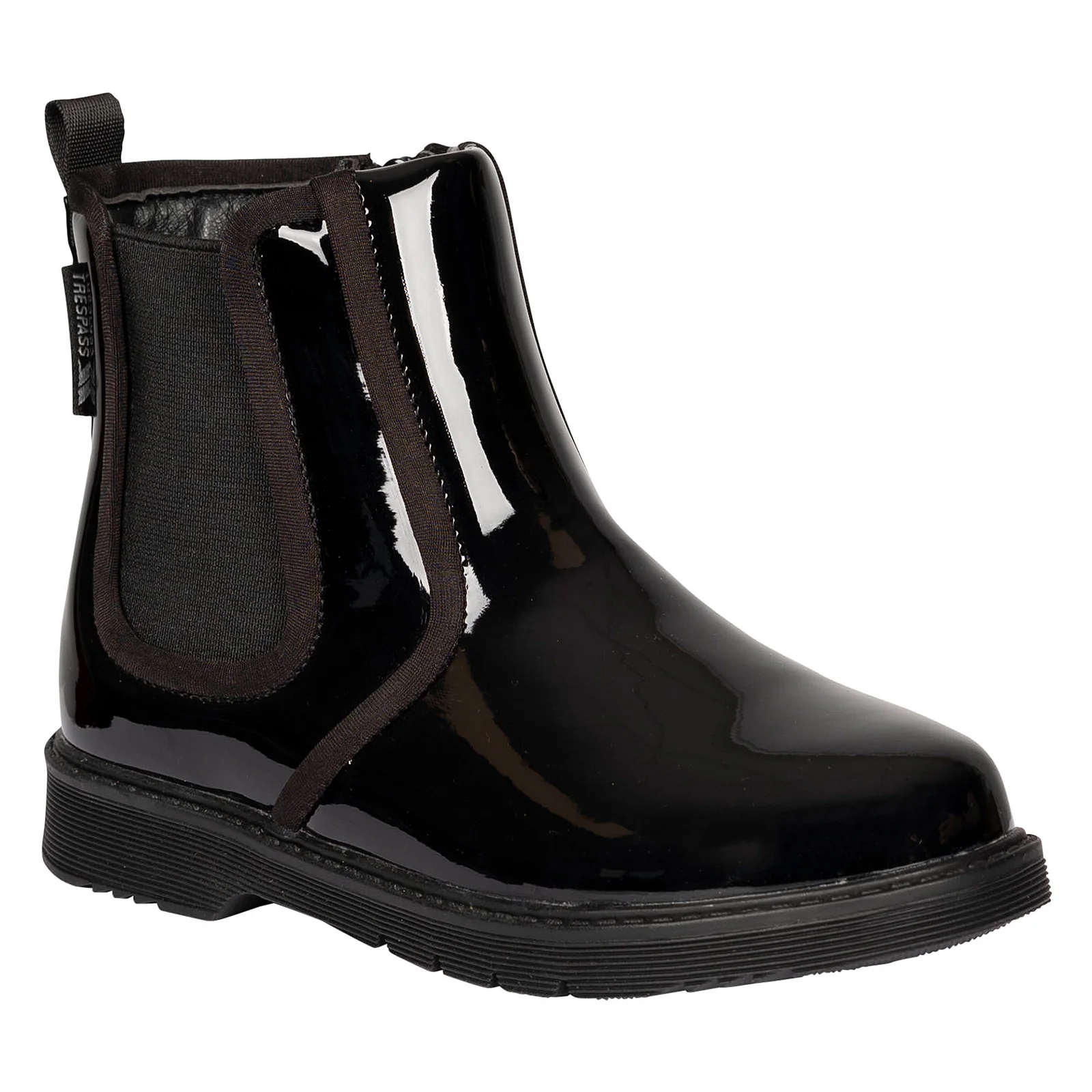 Trespass Kids Ziya Patent Chelsea Boots - Image 2