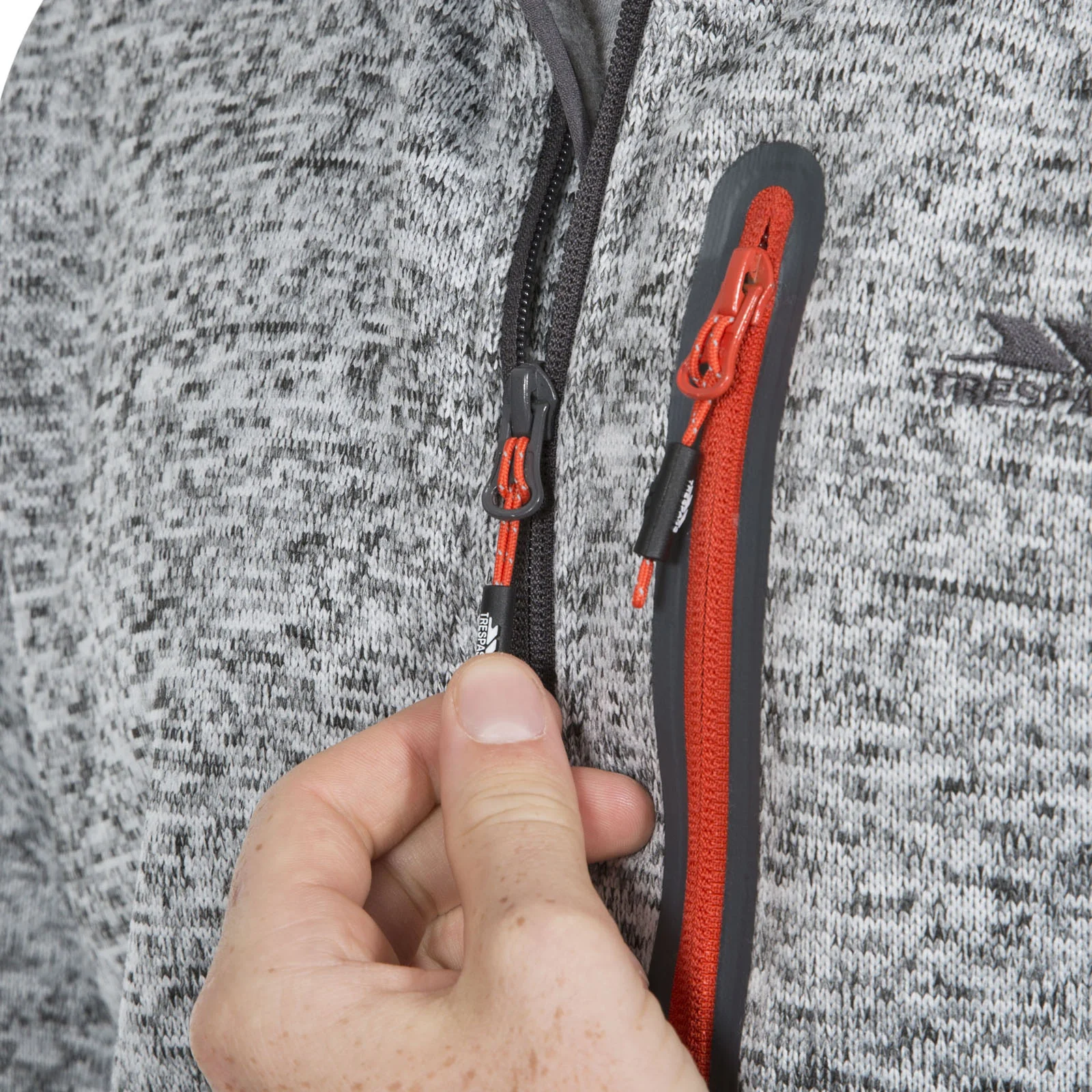 Trespass Mens Bingham Full Zip Heavyweight Fleece Jacket - Image 13