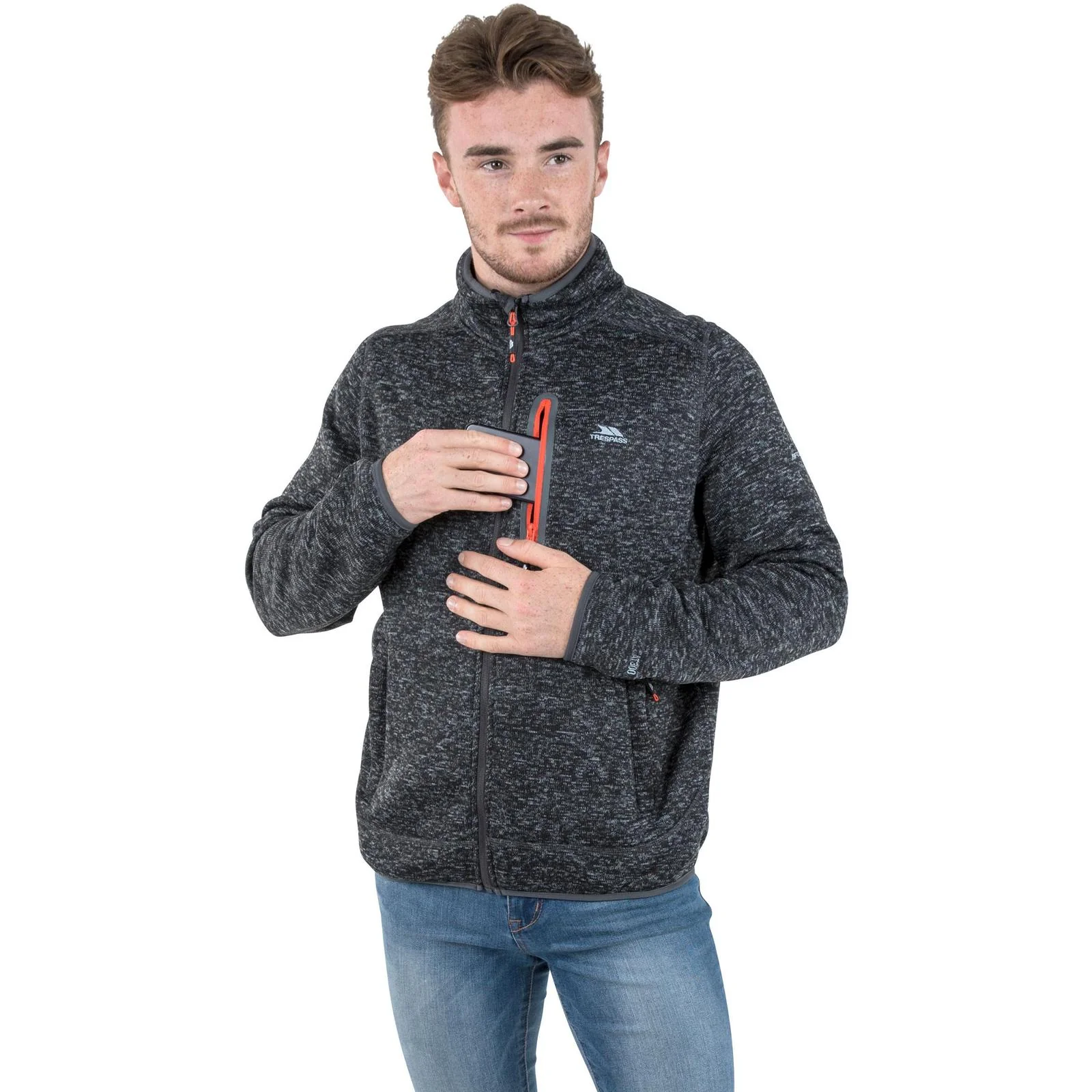 Trespass Mens Bingham Full Zip Heavyweight Fleece Jacket - Image 22