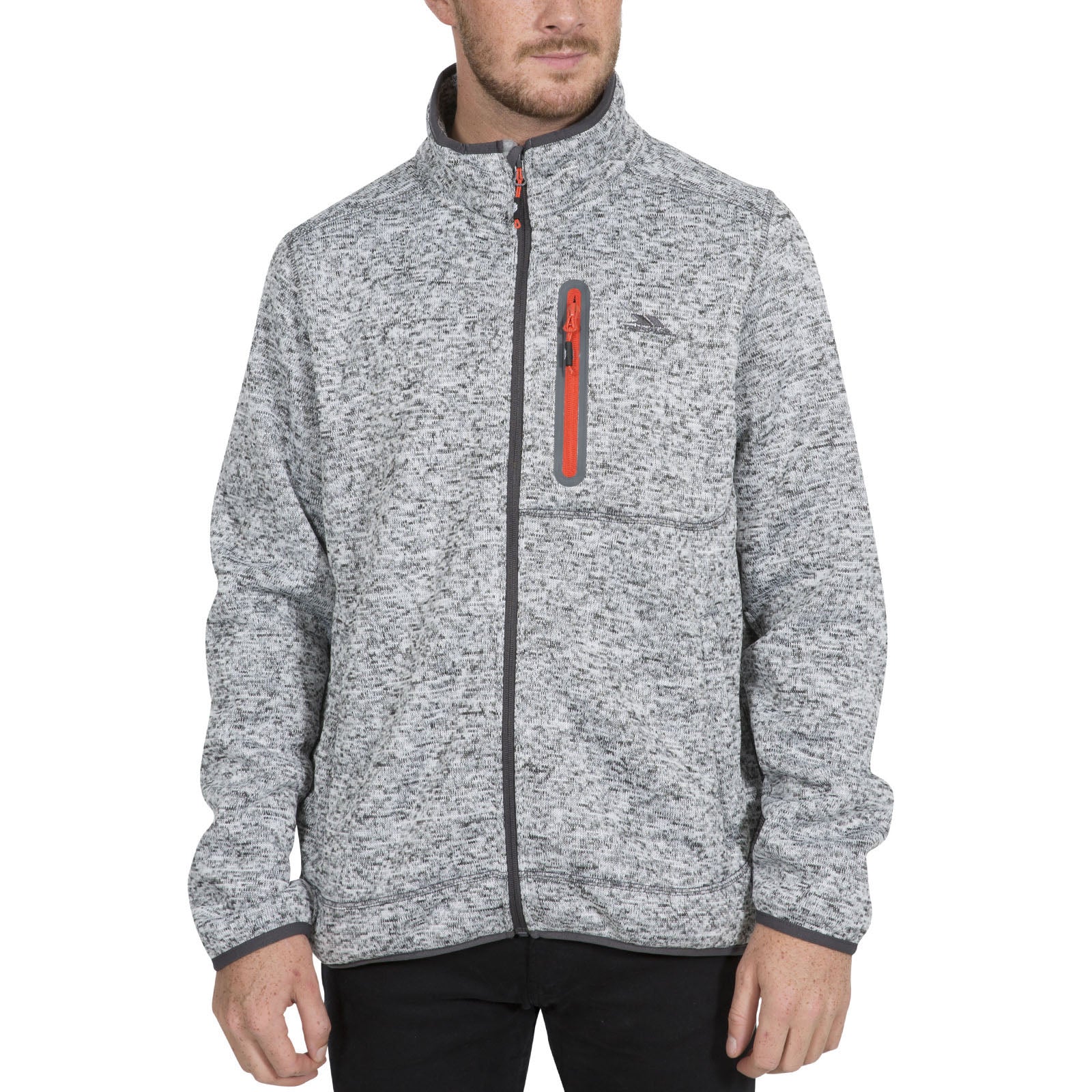 Trespass Mens Bingham Full Zip Heavyweight Fleece Jacket - Image 3