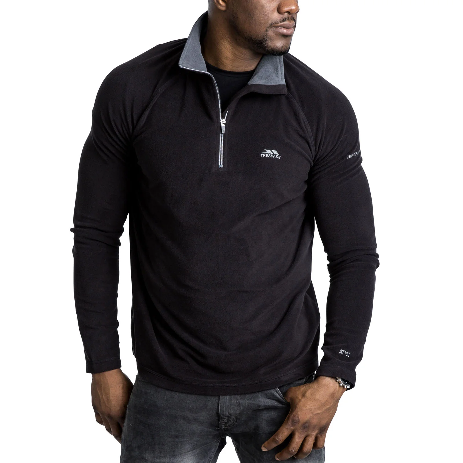 Trespass Mens Blackford Half Zip Pullover Fleece - Image 3