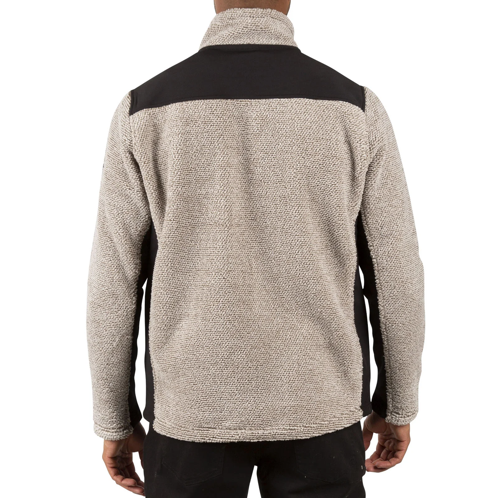 Trespass Mens Faratino Knitted Striped Fleece Jacket - Image 10