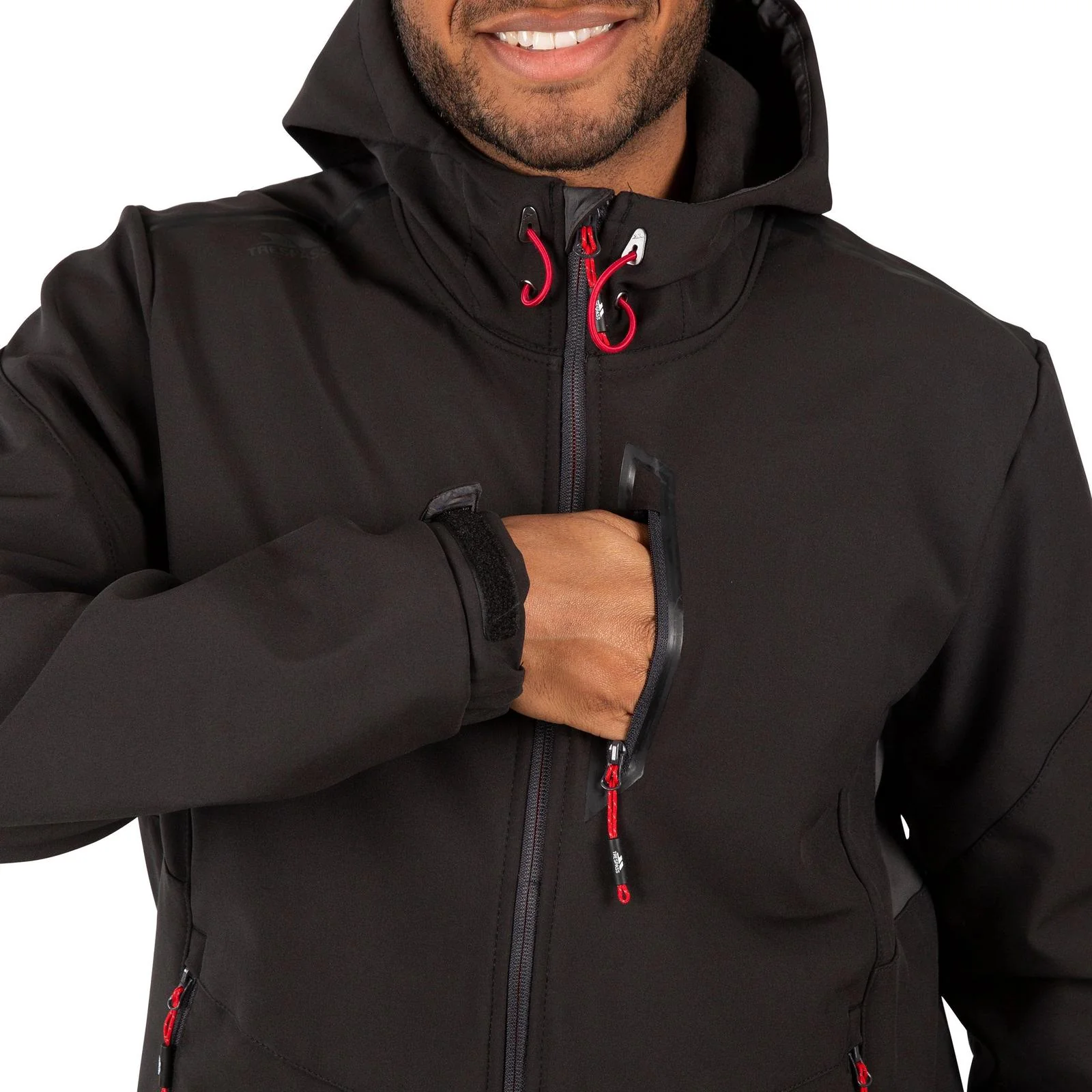 Trespass Mens Marlon C Waterproof Softshell Jacket - Image 7