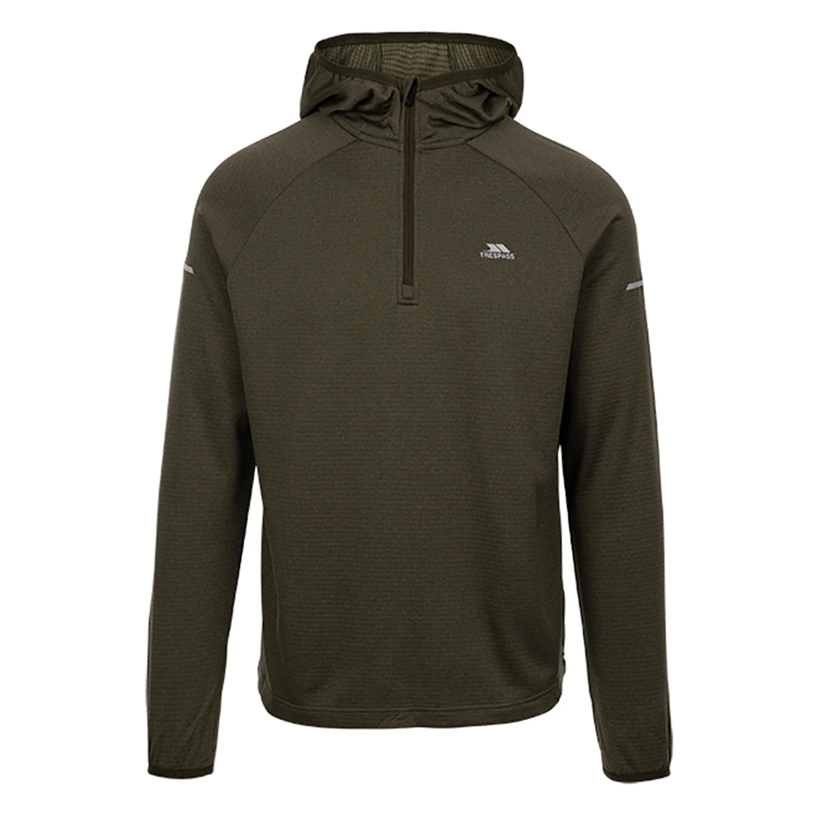 Trespass Mens Montgo 1/4 Zip Hoodie - Image 3