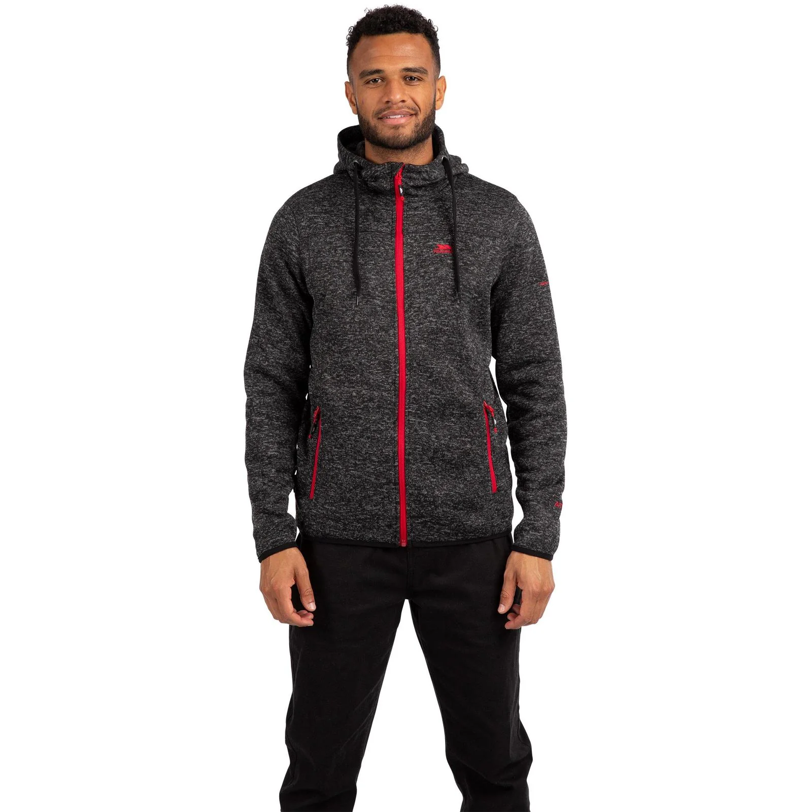 Trespass Mens Odeno Hooded Full Zip Fleece Jacket - Image 5